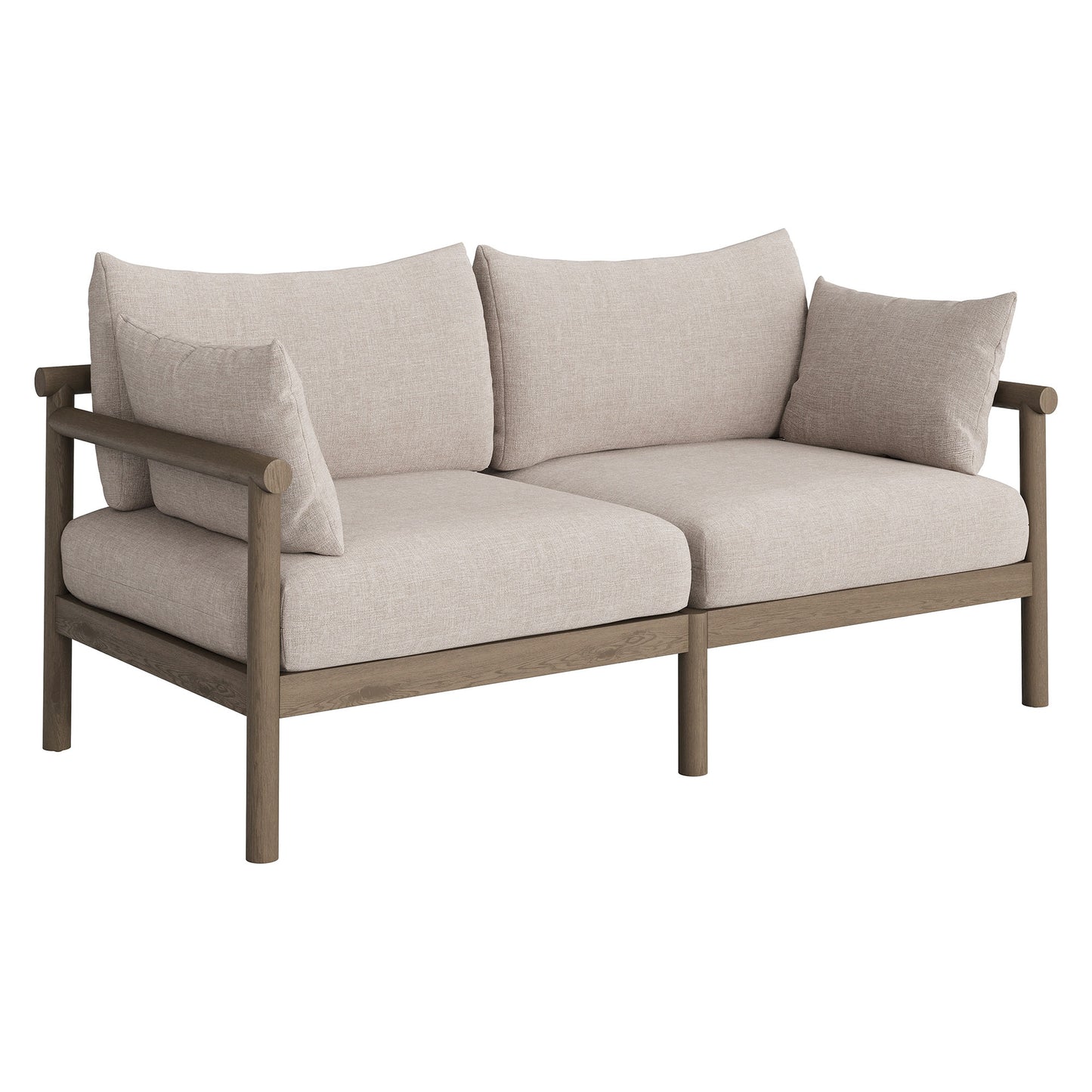 Eleni 5-Piece Outdoor Patio Teak Wood Furniture Set by Modway