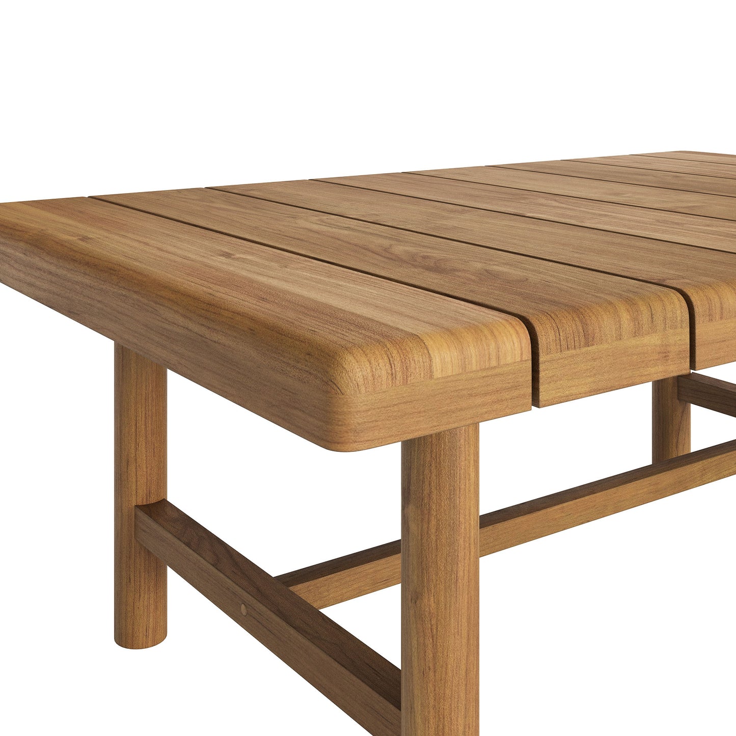 Eleni 41-Inch Outdoor Patio Teak Wood Coffee Table by Modway