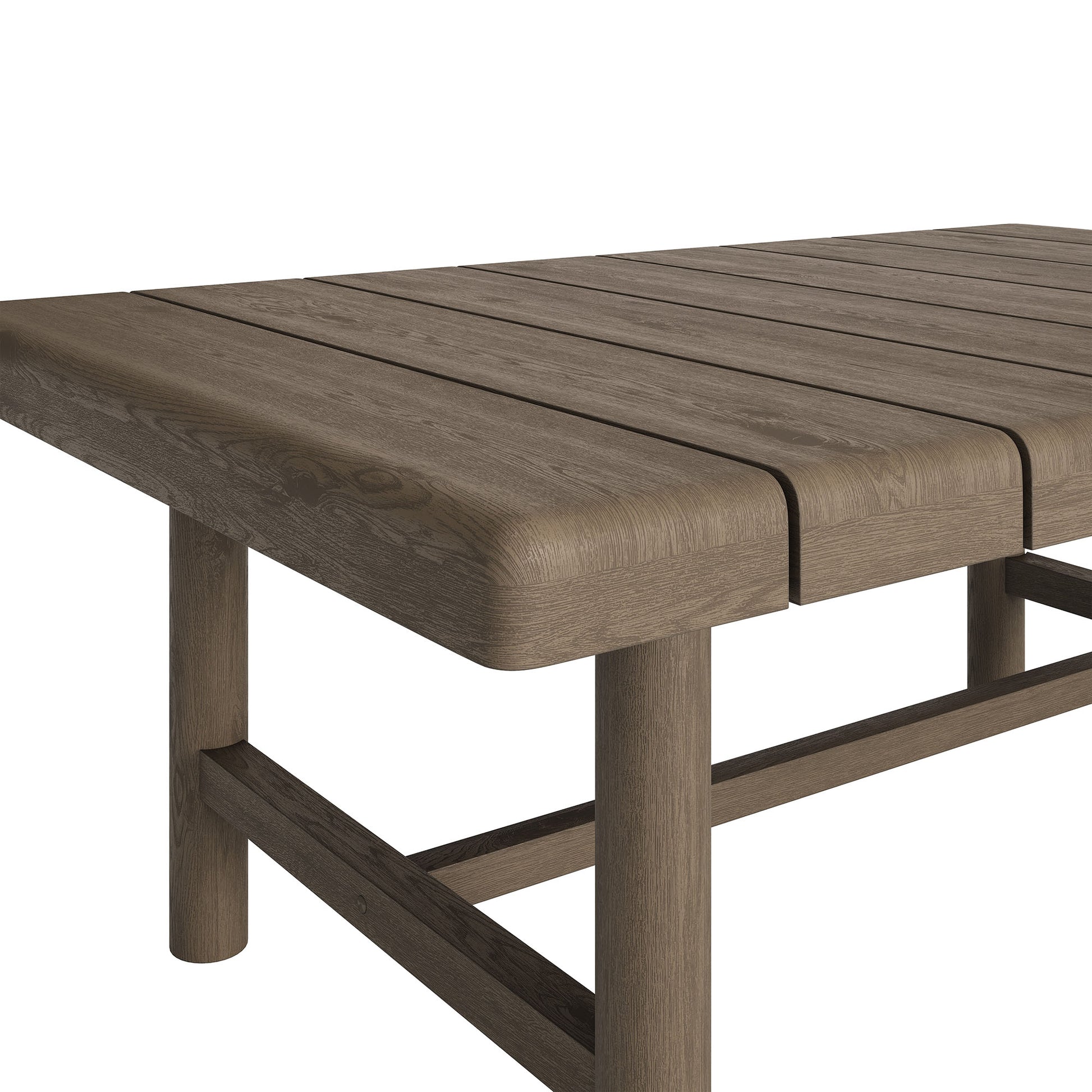 Eleni 41-Inch Outdoor Patio Teak Wood Coffee Table by Modway