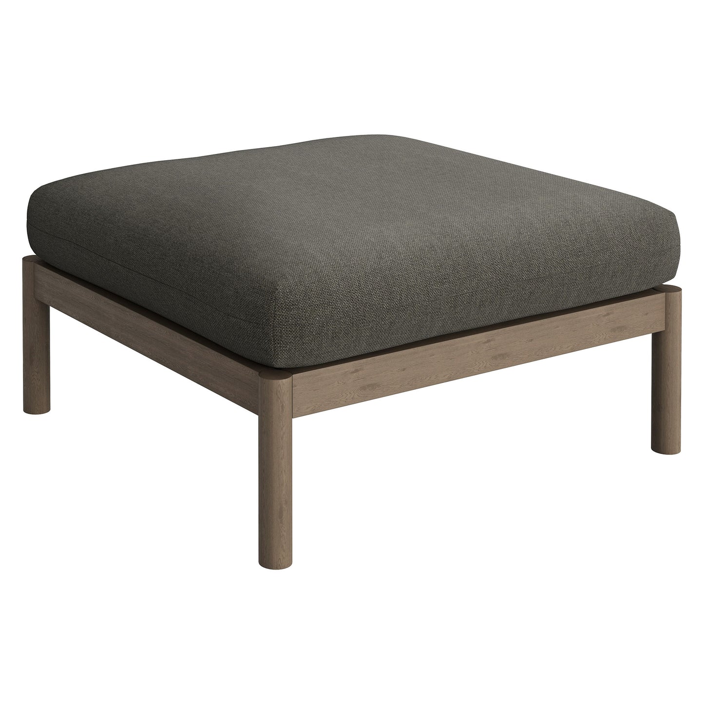 Eleni 2-Piece Outdoor Patio Teak Wood Armchair and Ottoman Set by Modway