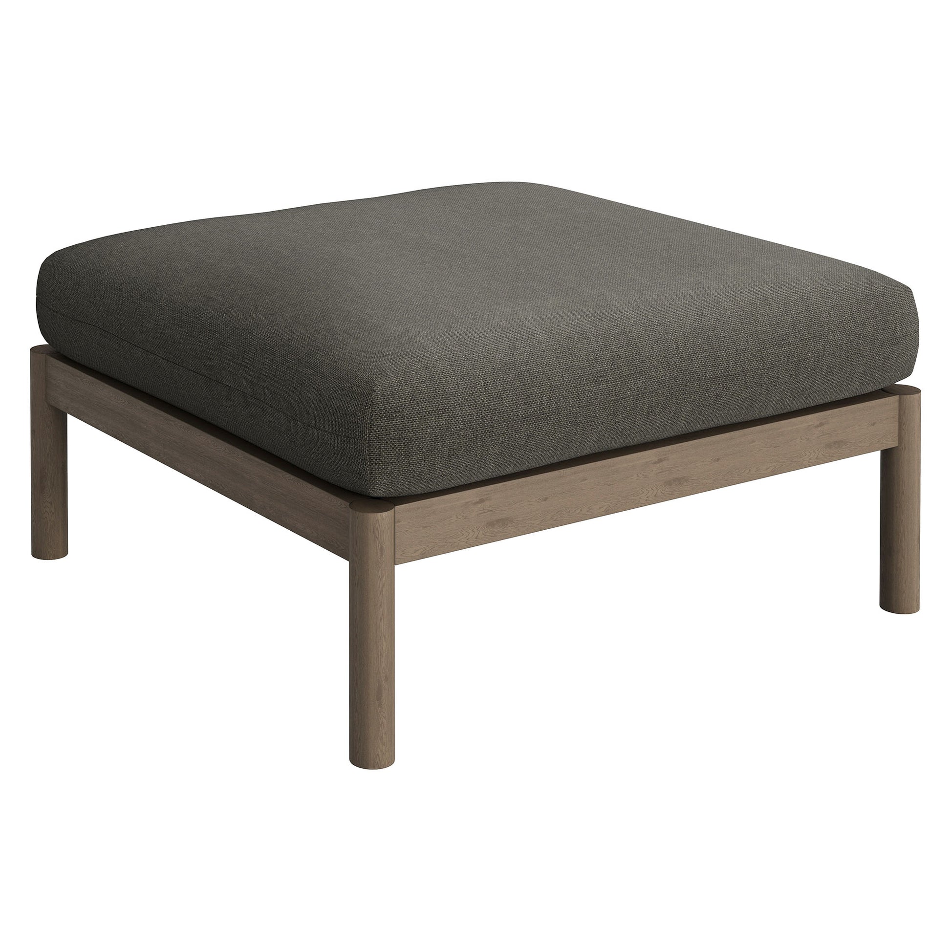 Eleni 2-Piece Outdoor Patio Teak Wood Loveseat with Ottoman Set by Modway