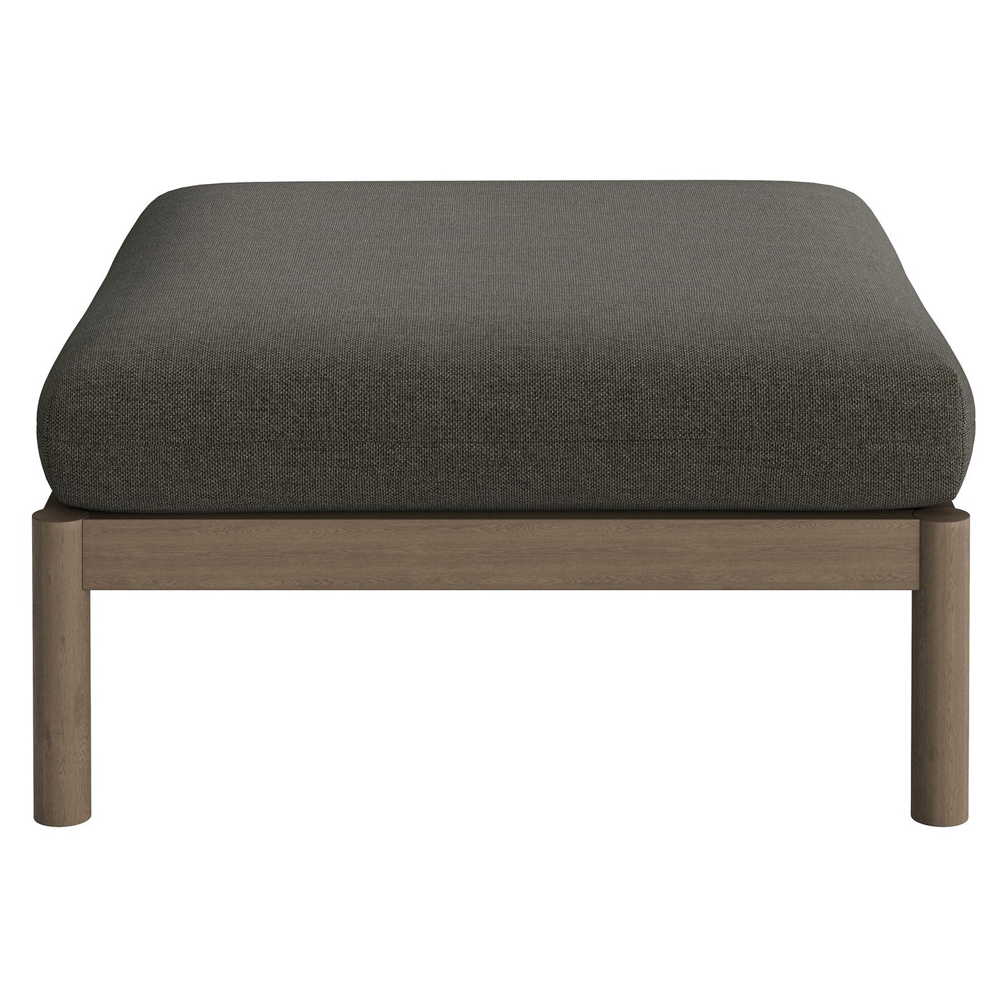 Eleni 2-Piece Outdoor Patio Teak Wood Armchair and Ottoman Set by Modway