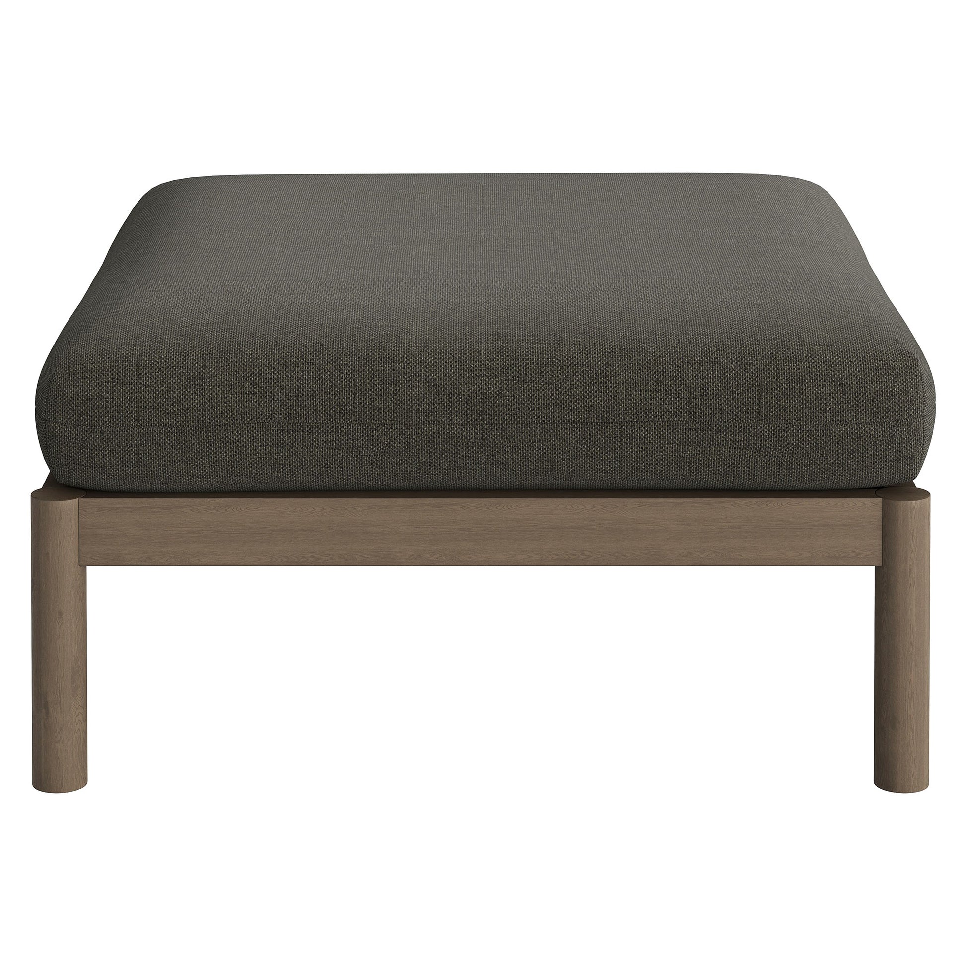 Eleni 2-Piece Outdoor Patio Teak Wood Armchair and Ottoman Set by Modway