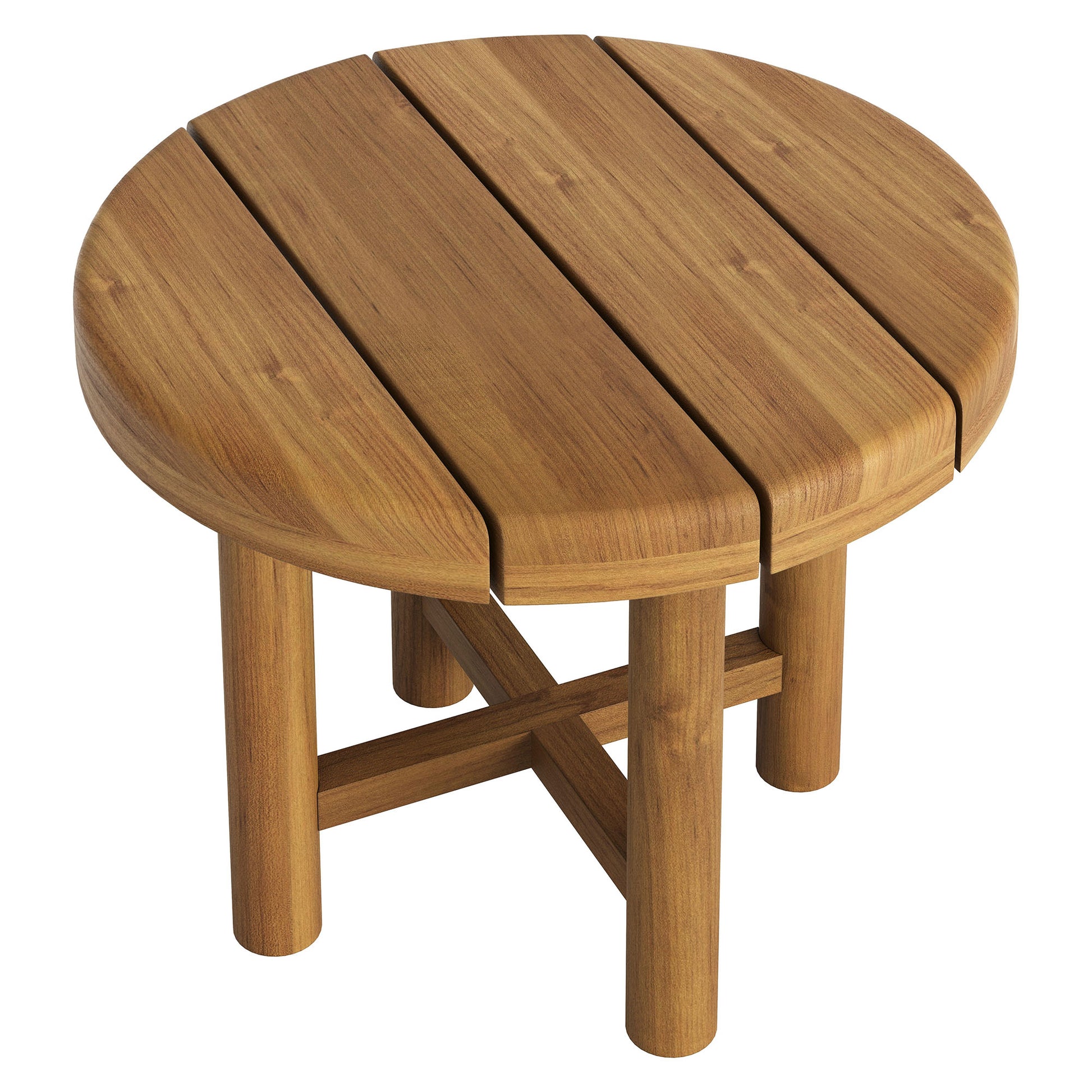 Eleni 3-Piece Outdoor Patio Teak Wood Furniture Set by Modway