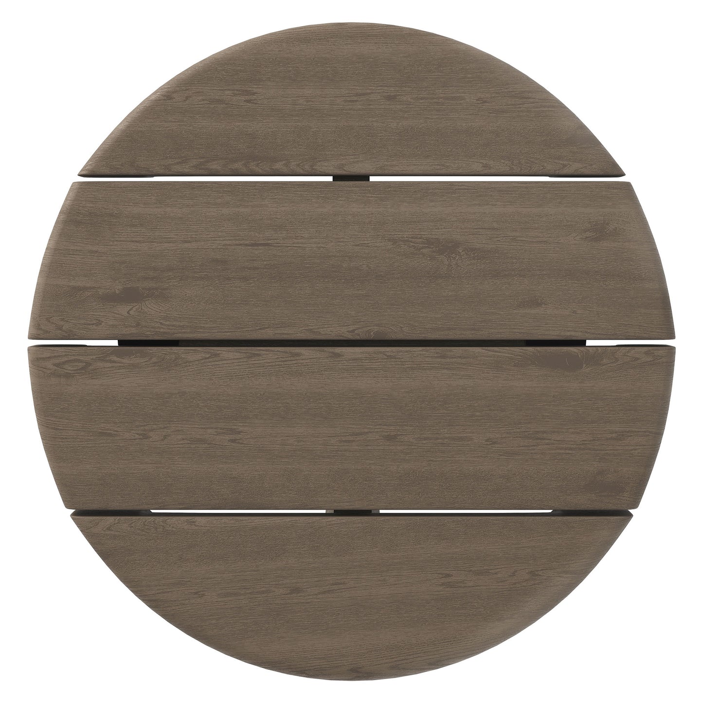 Eleni 20-Inch Round Outdoor Patio Teak Wood Side Table by Modway