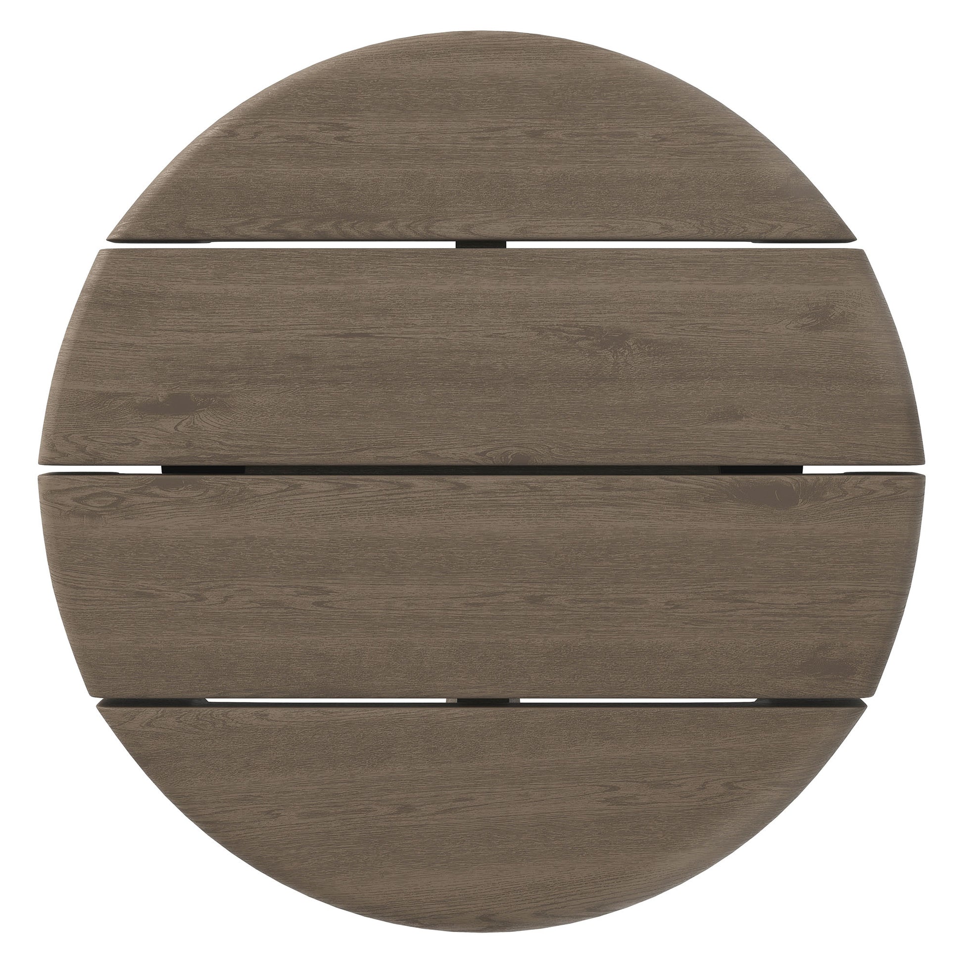 Eleni 20-Inch Round Outdoor Patio Teak Wood Side Table by Modway