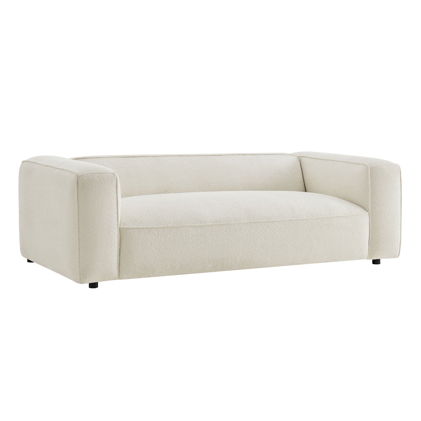 Auren 88 Inch Lattice Bouclé Upholstered Sofa by Modway