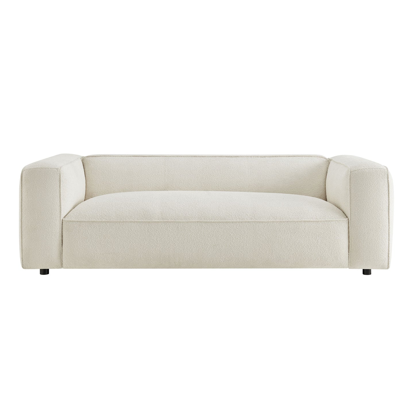 Auren 88 Inch Lattice Bouclé Upholstered Sofa by Modway