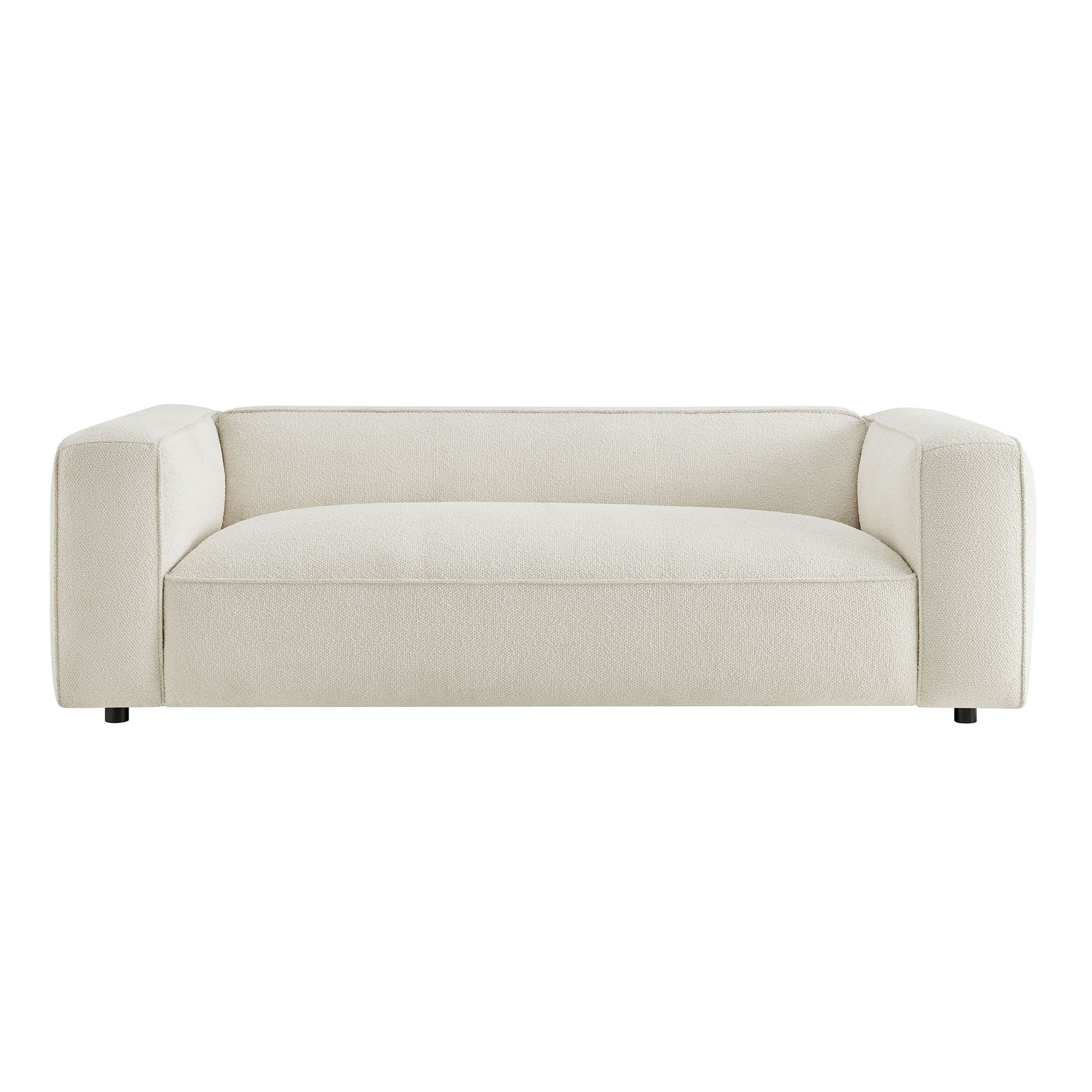 Auren 88 Inch Lattice Bouclé Upholstered Sofa by Modway