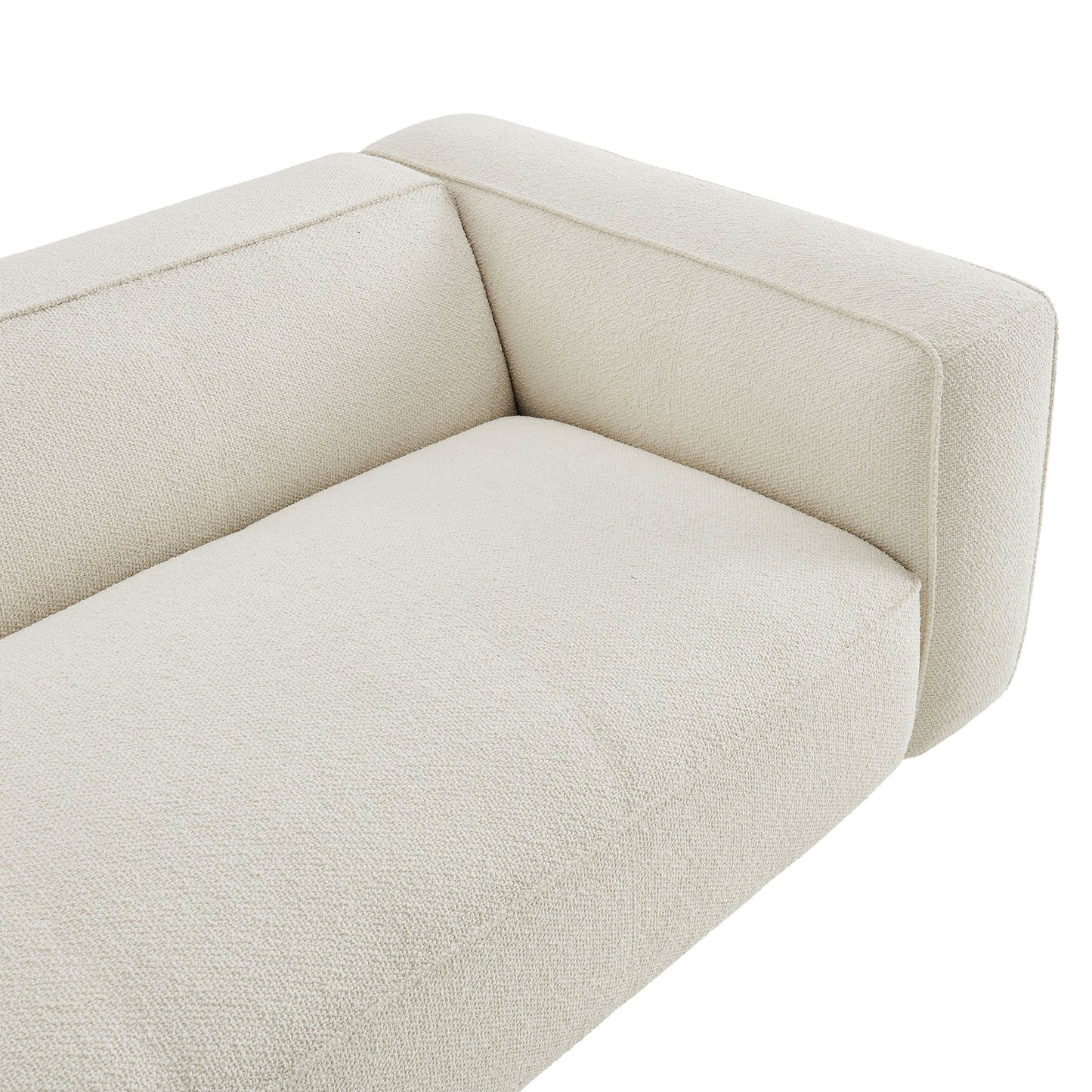 Auren 88 Inch Lattice Bouclé Upholstered Sofa by Modway