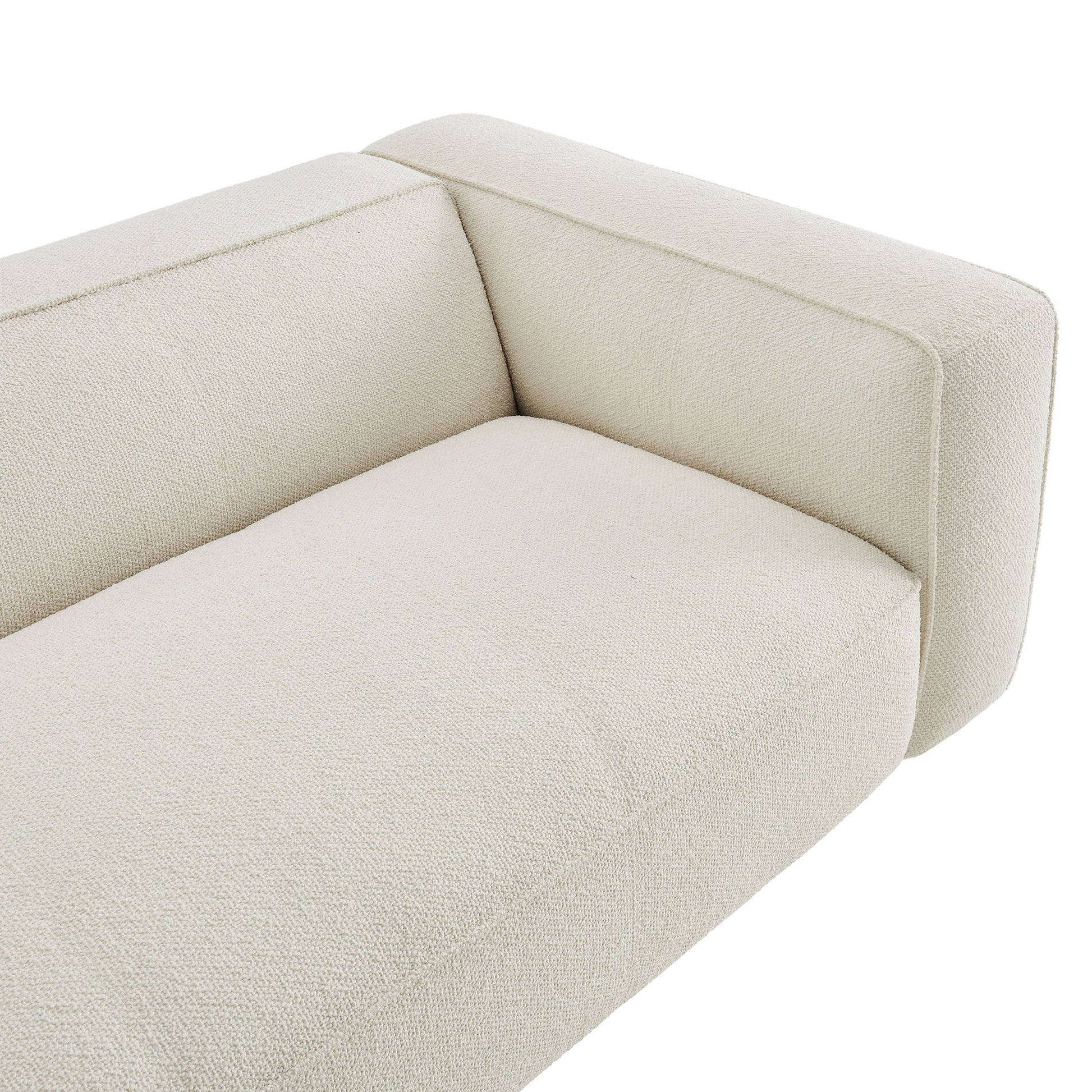 Auren 88 Inch Lattice Bouclé Upholstered Sofa by Modway