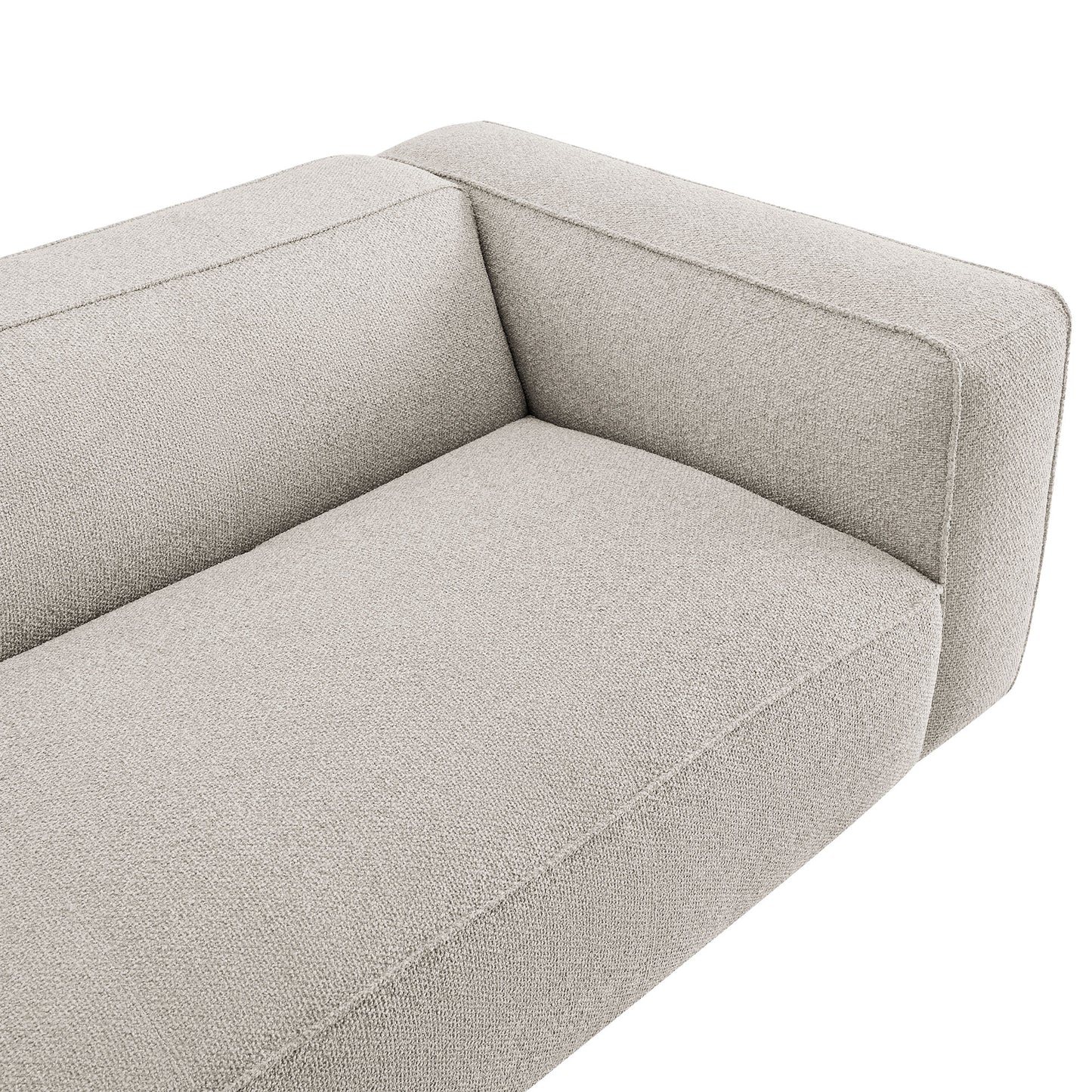 Auren 88 Inch Lattice Bouclé Upholstered Sofa by Modway