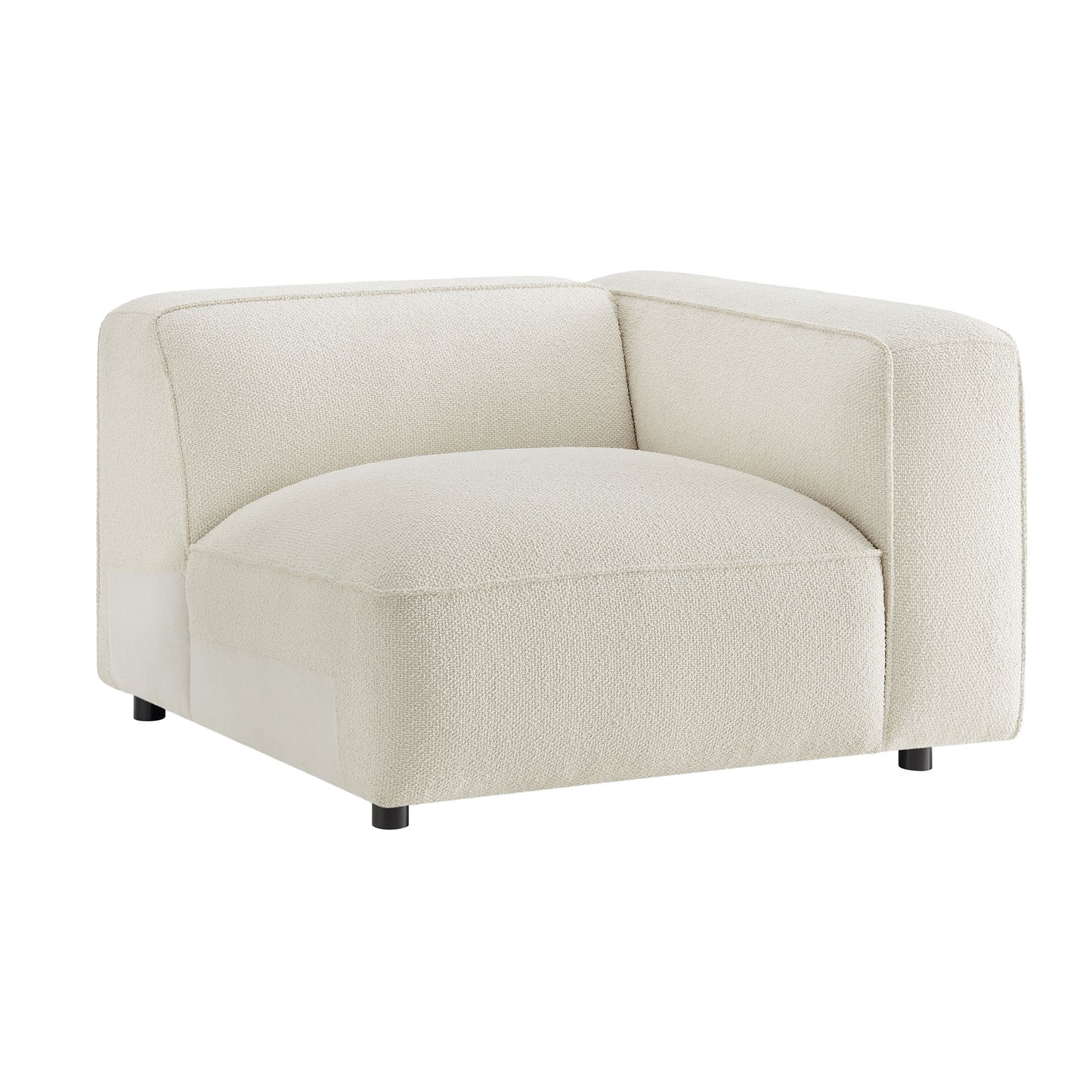 Auren Lattice Bouclé Upholstered Modular Right-Facing Arm Chair by Modway