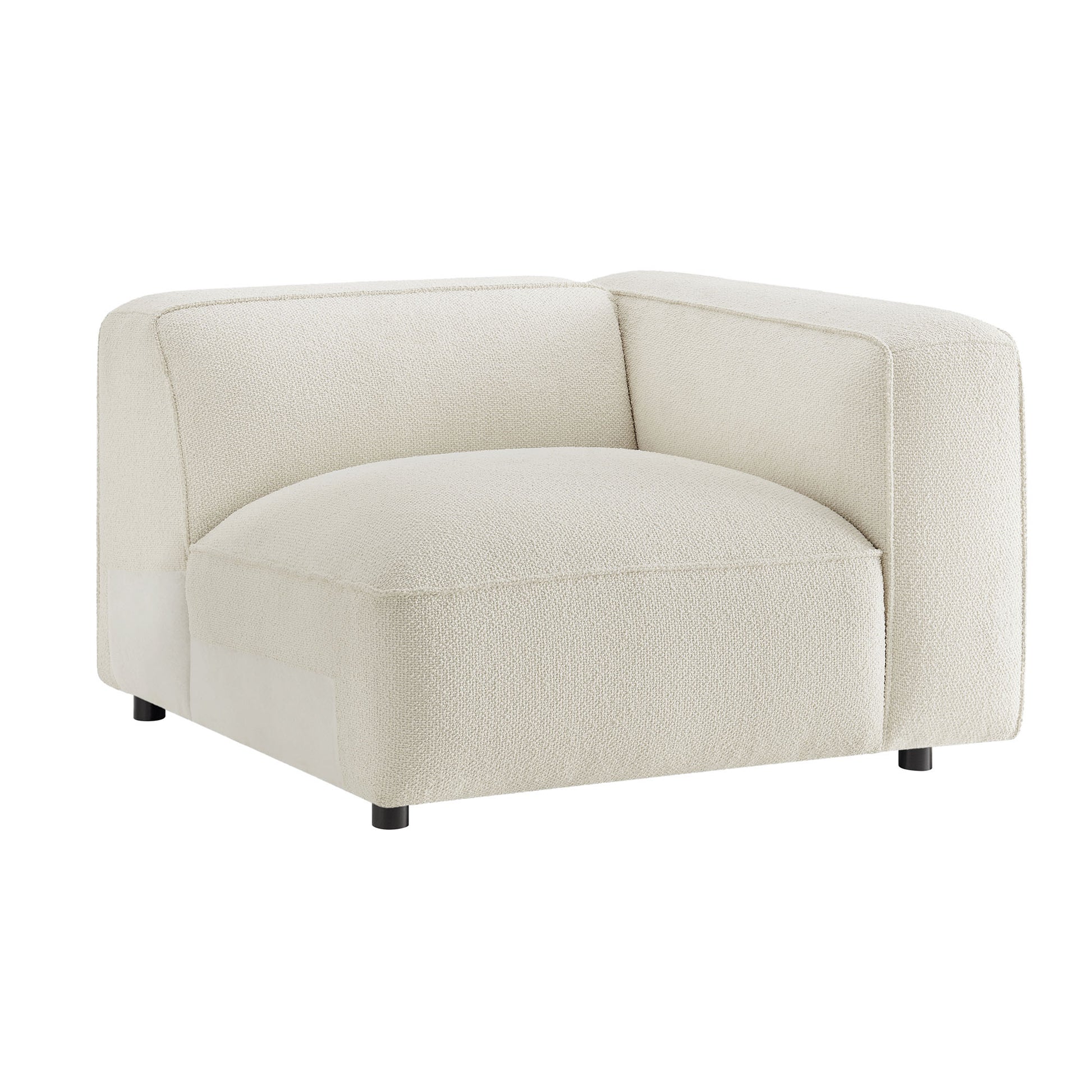 Auren Lattice Bouclé Upholstered Modular Right-Facing Arm Chair by Modway