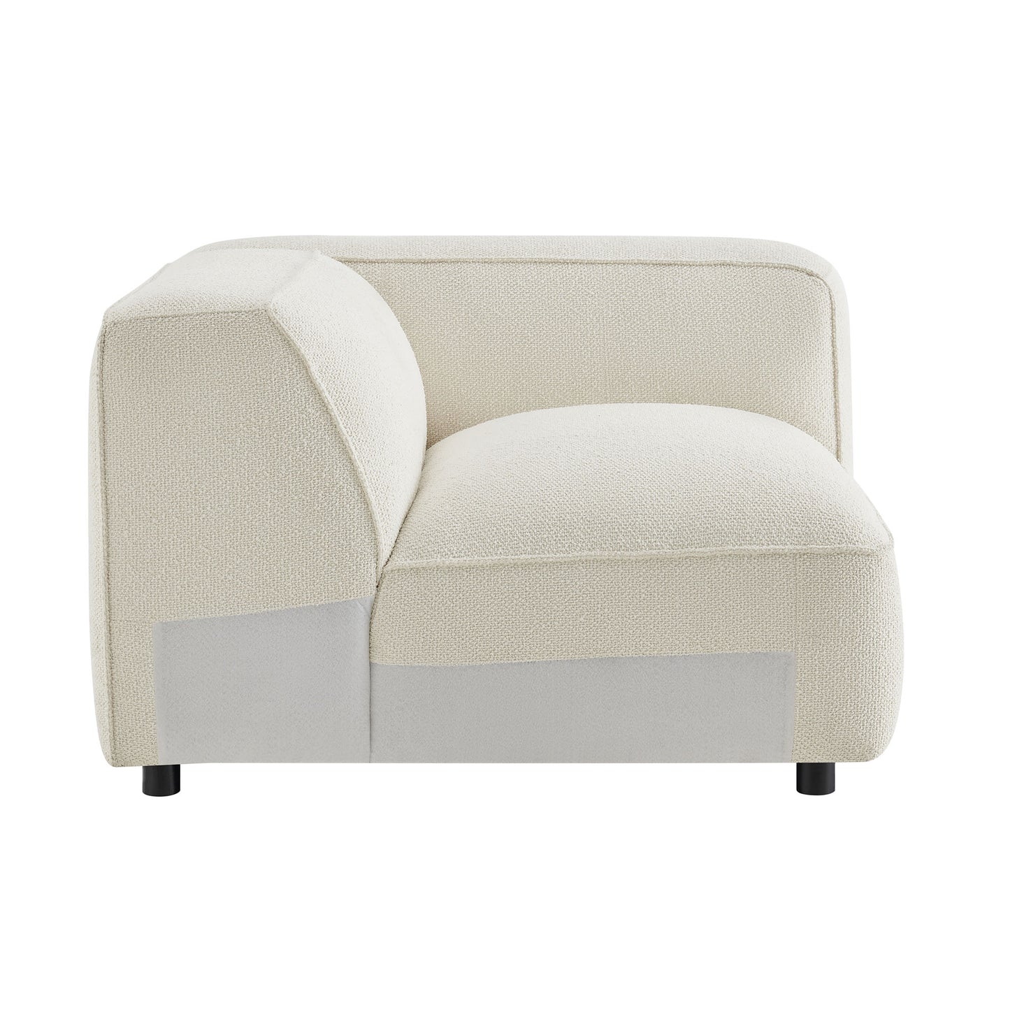 Auren Lattice Bouclé Upholstered Modular Right-Facing Arm Chair by Modway