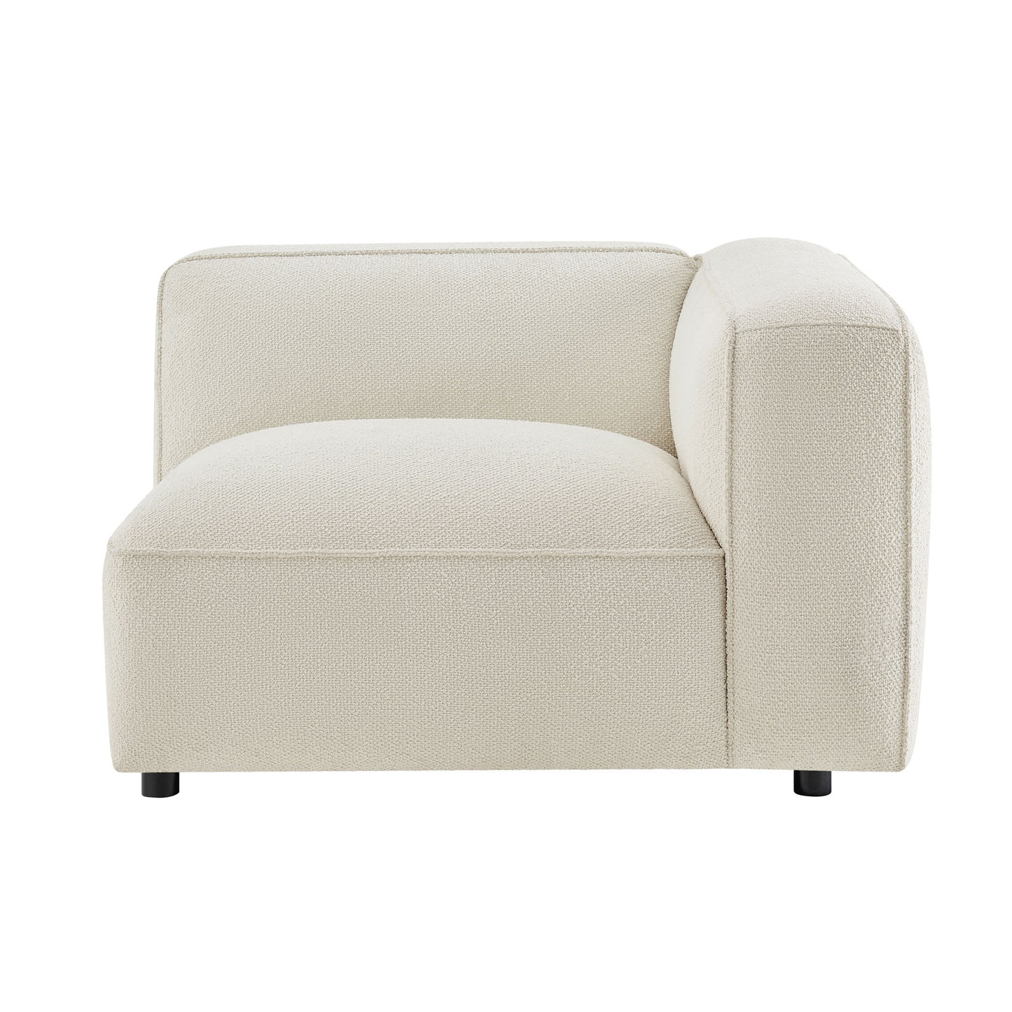 Auren Lattice Bouclé Upholstered Modular Right-Facing Arm Chair by Modway