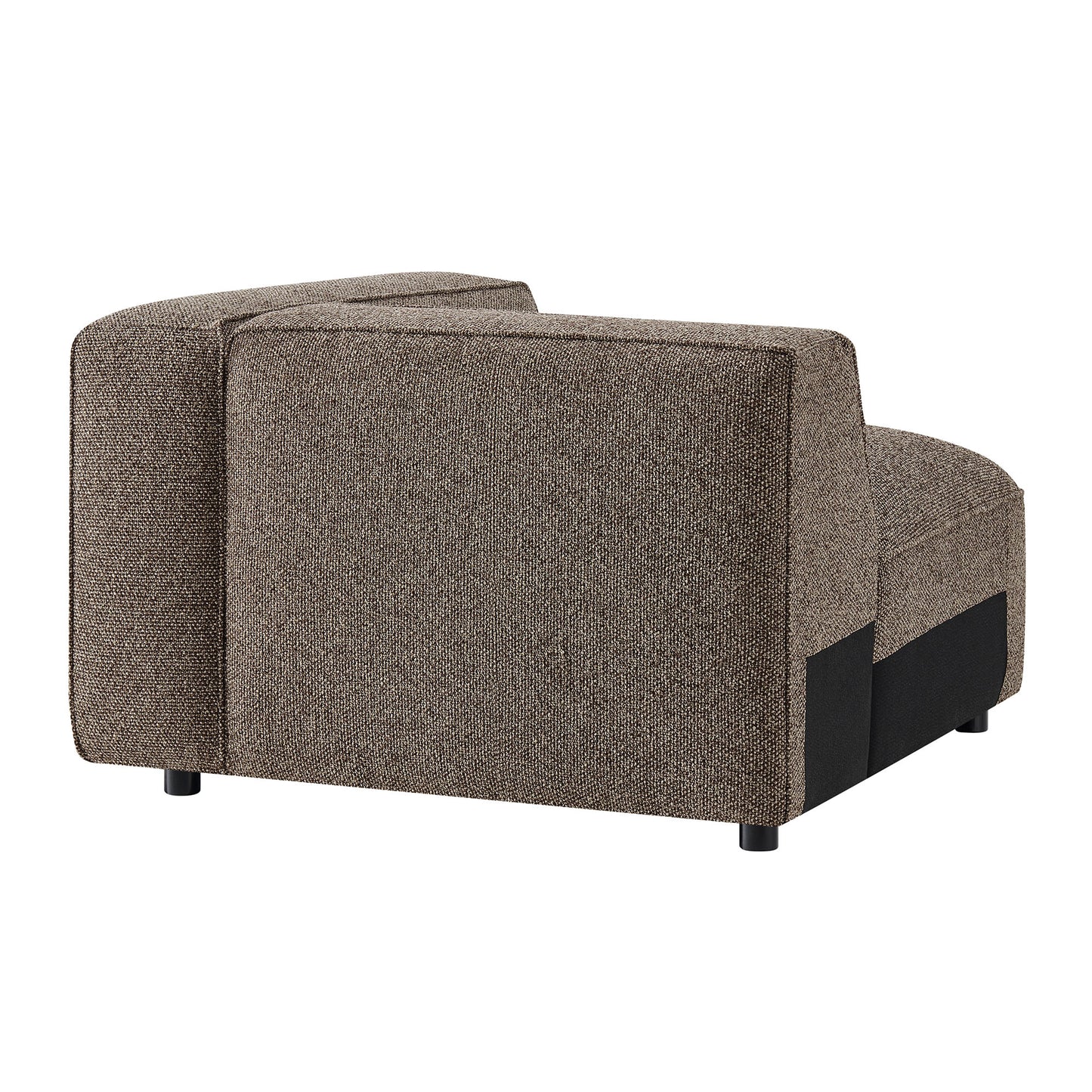 Auren Lattice Bouclé Upholstered Modular Right-Facing Arm Chair by Modway