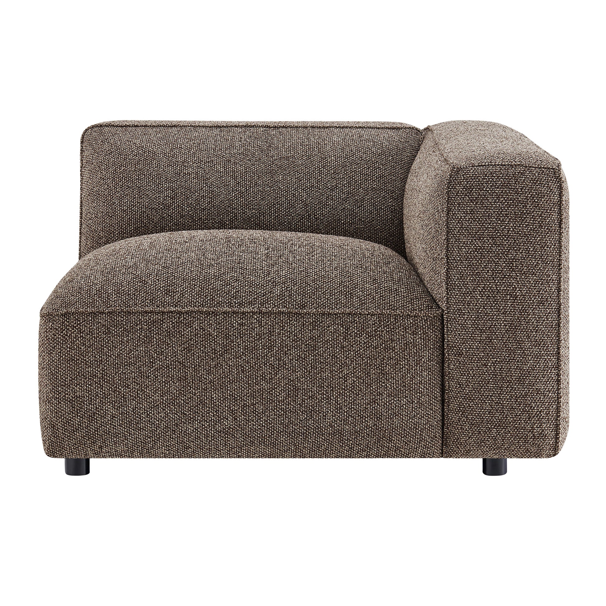 Auren Lattice Bouclé Upholstered Modular Right-Facing Arm Chair by Modway