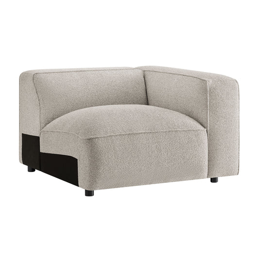 Auren Lattice Bouclé Upholstered Modular Right-Facing Arm Chair by Modway