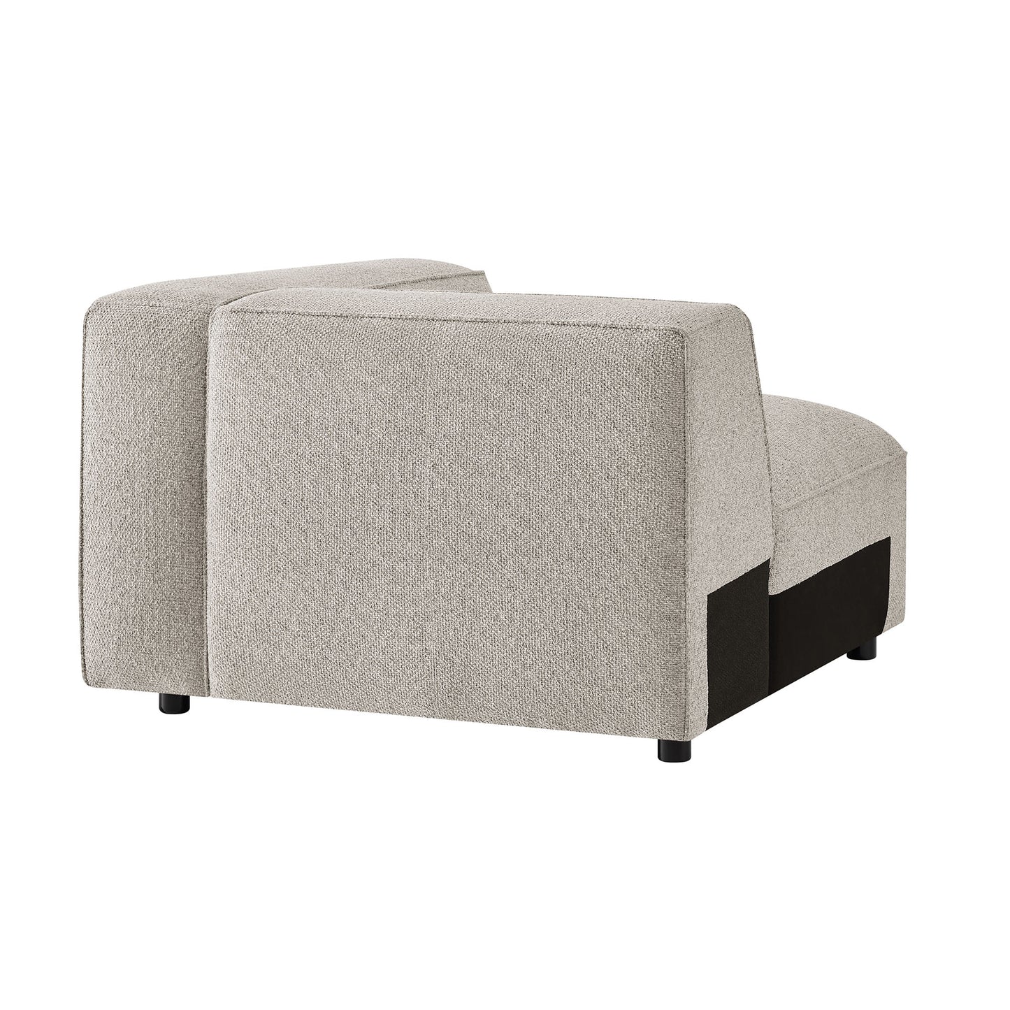 Auren Lattice Bouclé Upholstered Modular Right-Facing Arm Chair by Modway