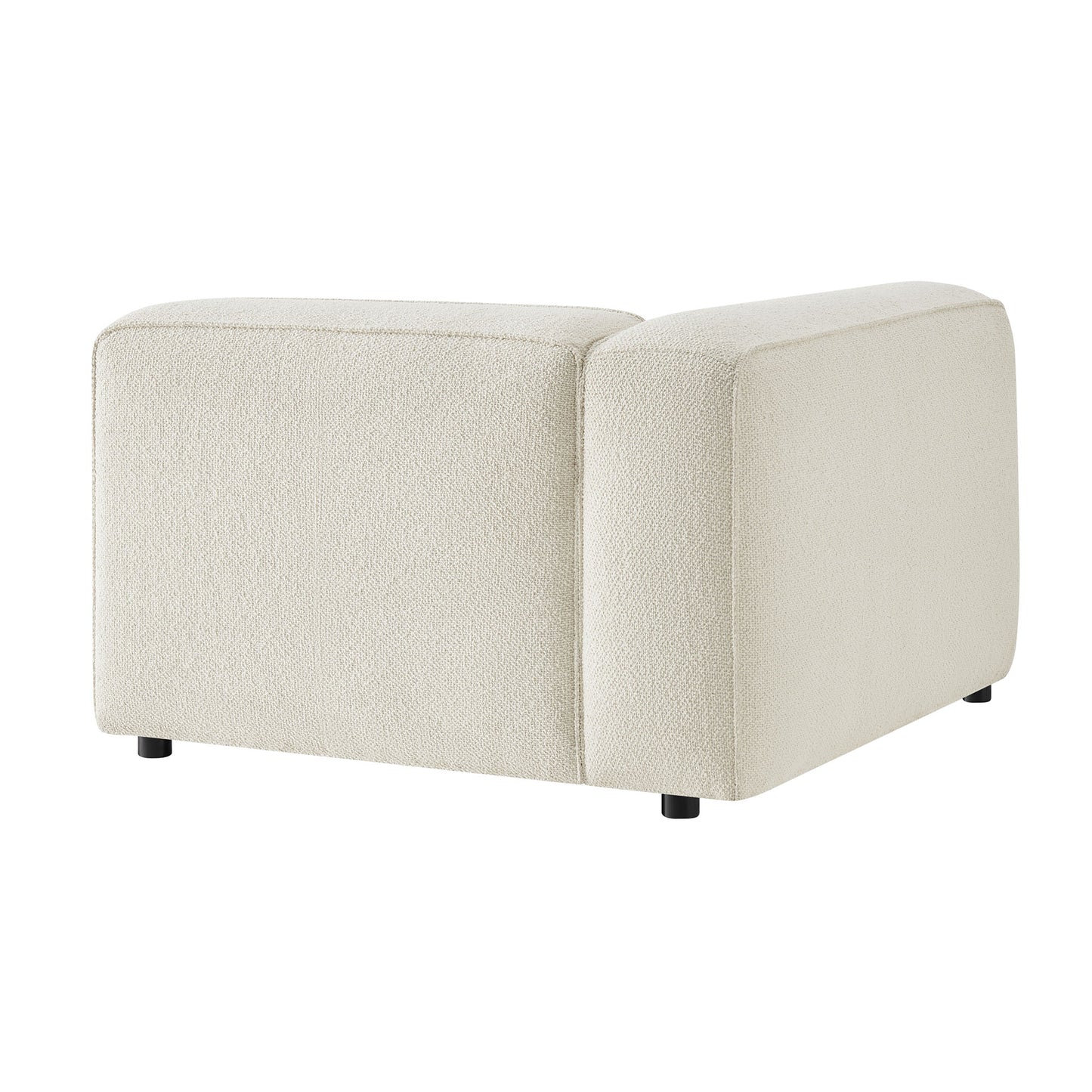 Auren Lattice Bouclé Upholstered Modular Left-Facing Arm Chair by Modway