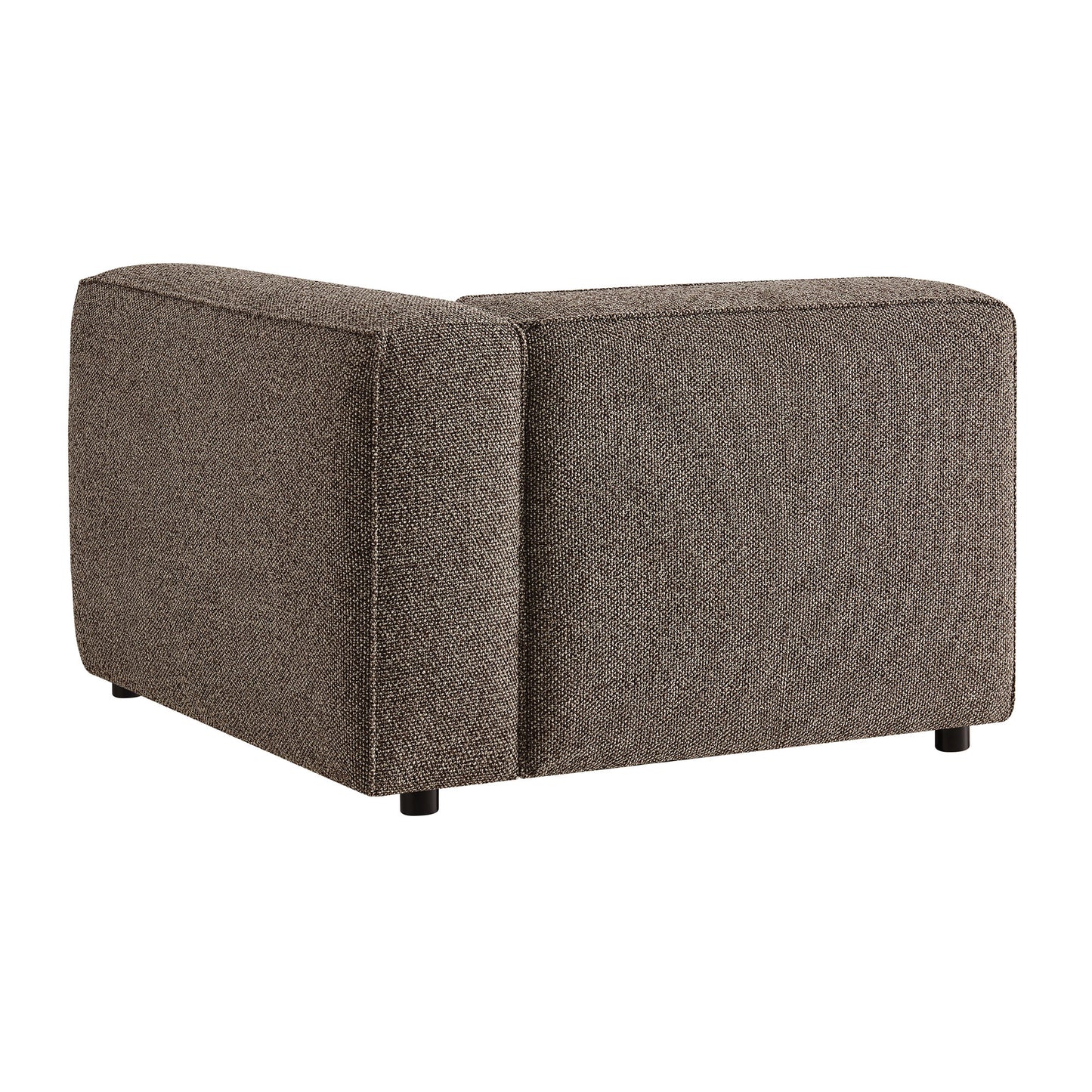 Auren Lattice Bouclé Upholstered Modular Left-Facing Arm Chair by Modway