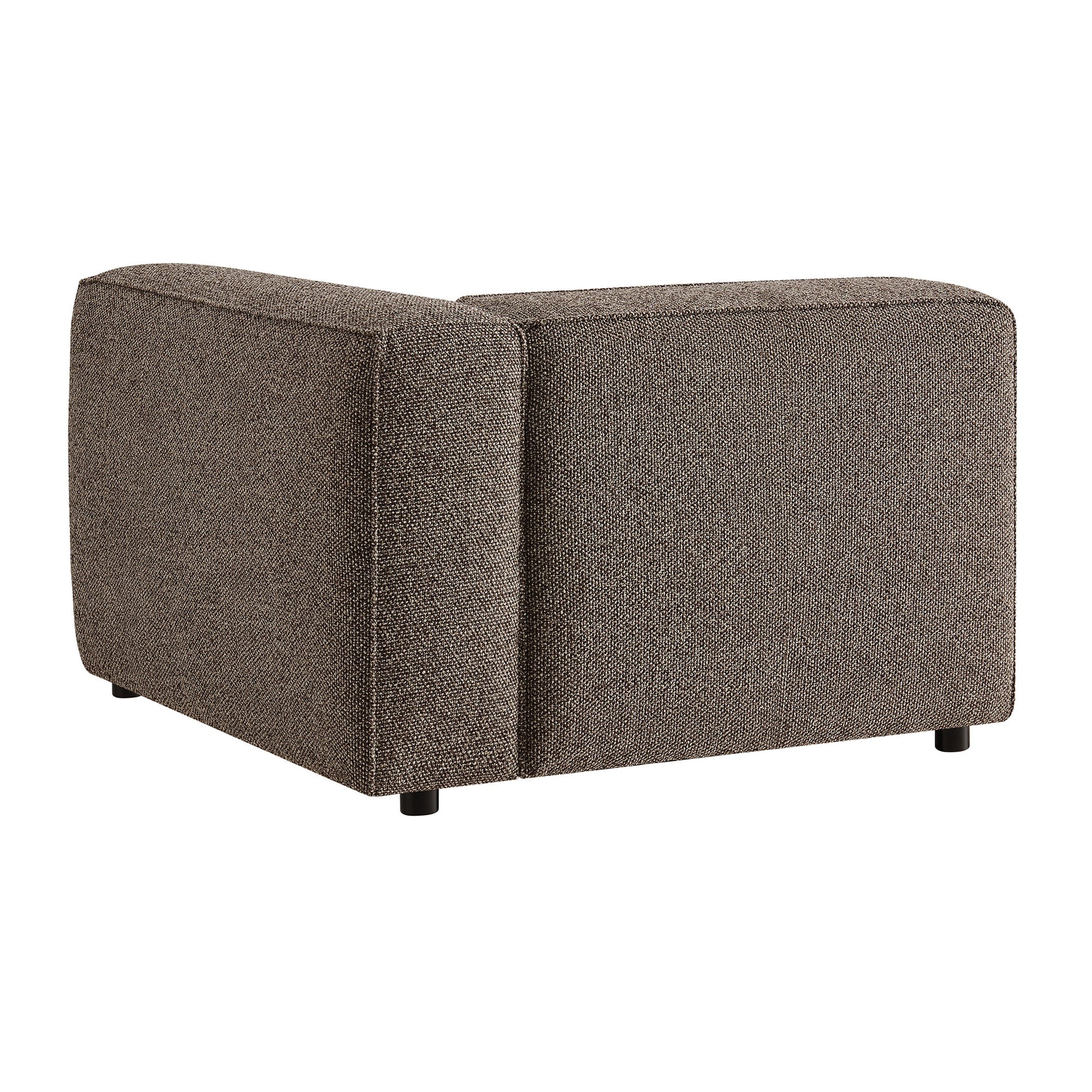 Auren Lattice Bouclé Upholstered Modular Left-Facing Arm Chair by Modway