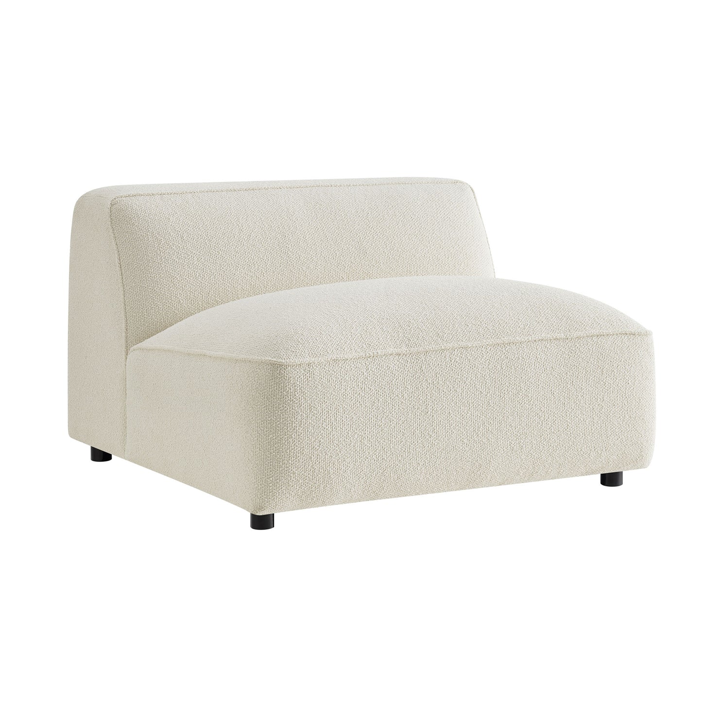 Auren Lattice Bouclé Upholstered Modular Armless Chair by Modway