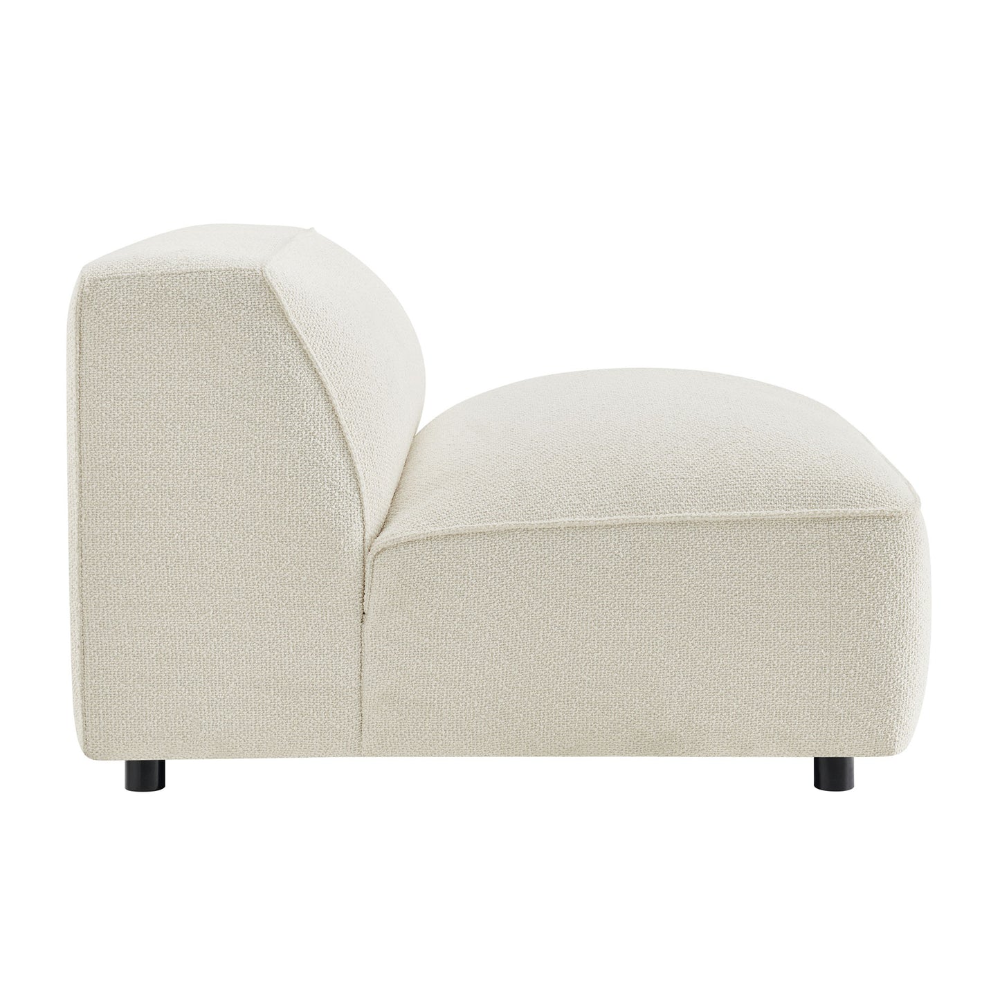 Auren Lattice Bouclé Upholstered Modular Armless Chair by Modway