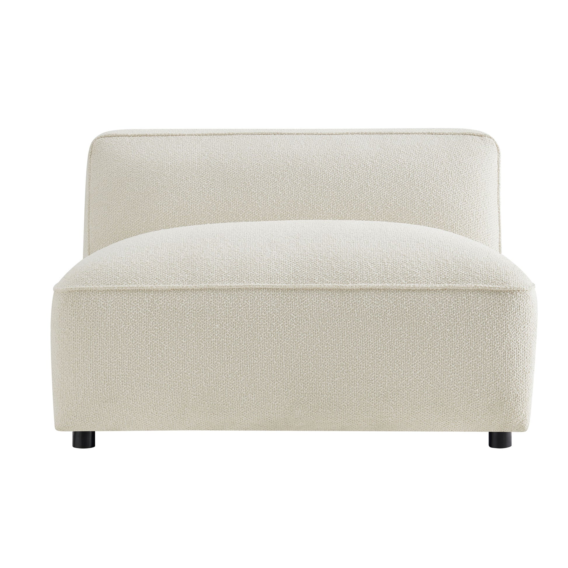 Auren Lattice Bouclé Upholstered Modular Armless Chair by Modway