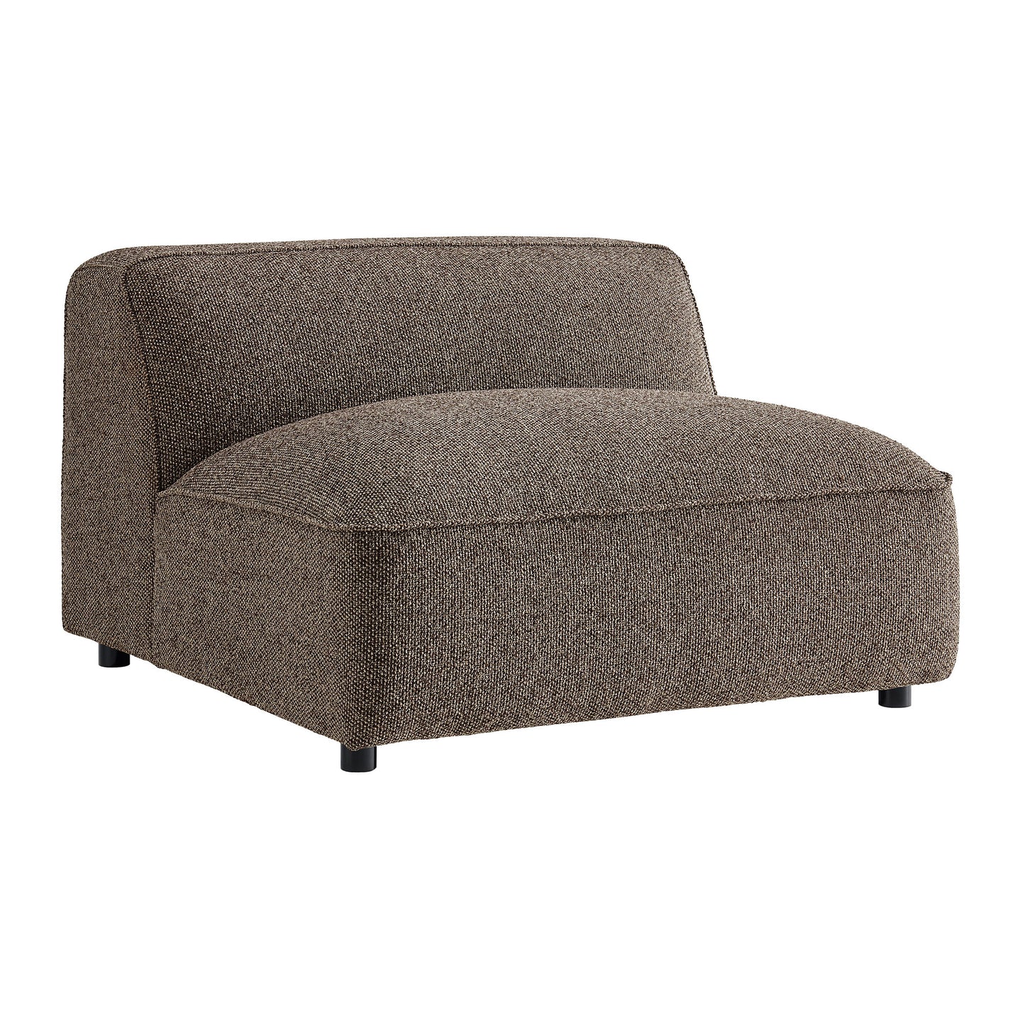 Auren Lattice Bouclé Upholstered Modular Armless Chair by Modway