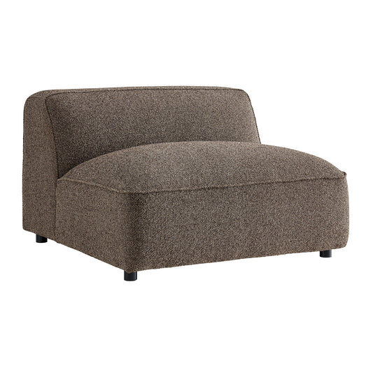 Auren Lattice Bouclé Upholstered Modular Armless Chair by Modway