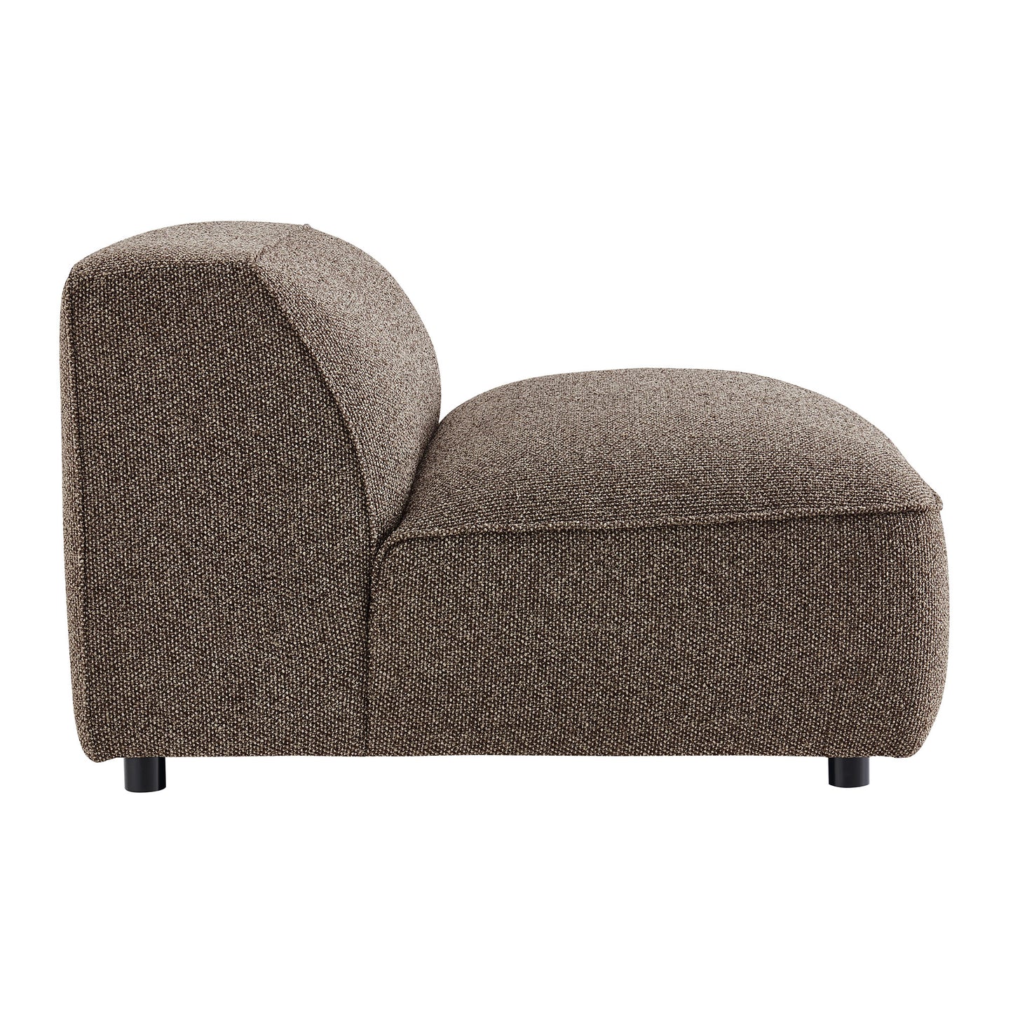 Auren Lattice Bouclé Upholstered Modular Armless Chair by Modway