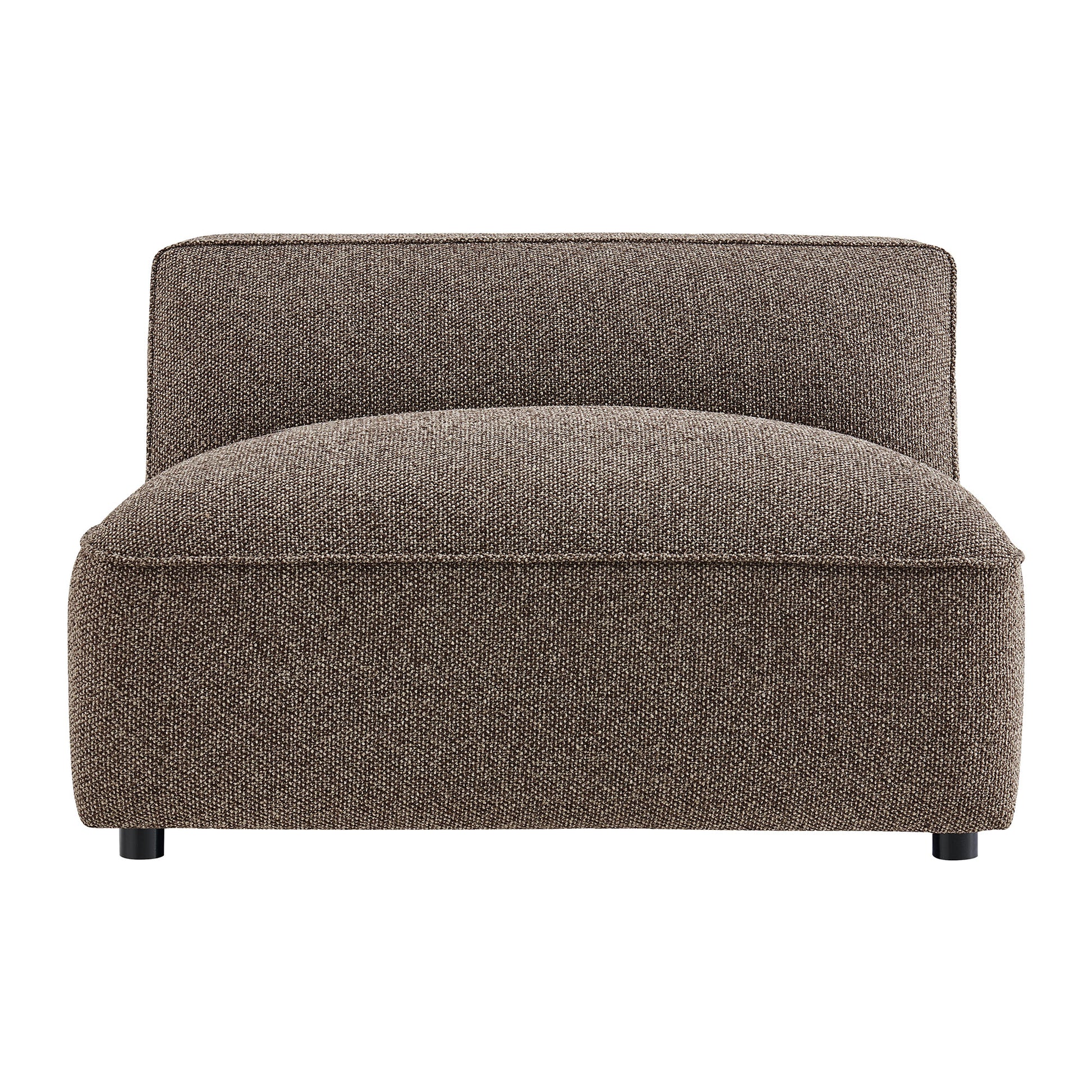 Auren Lattice Bouclé Upholstered Modular Armless Chair by Modway