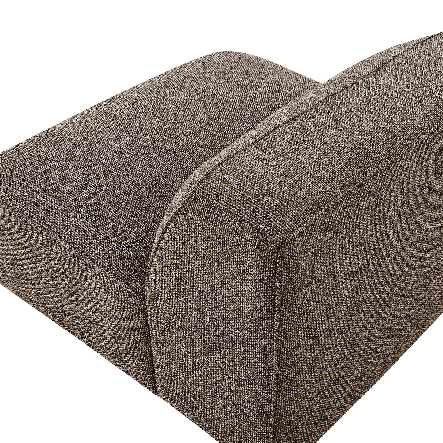Auren Lattice Bouclé Upholstered Modular Armless Chair by Modway