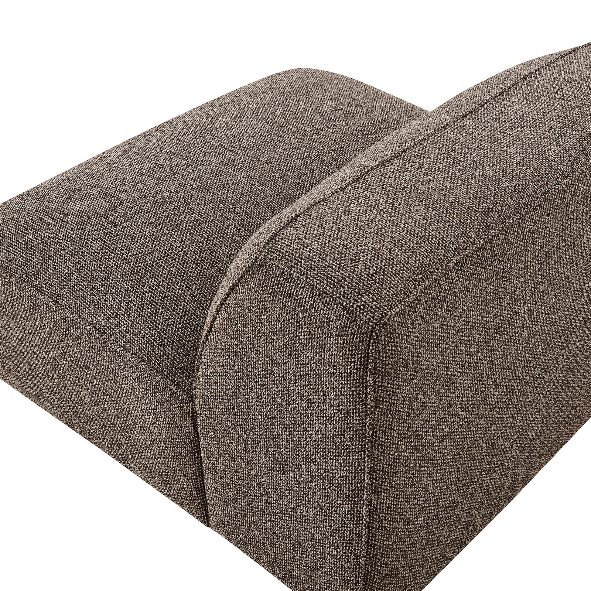 Auren Lattice Bouclé Upholstered Modular Armless Chair by Modway