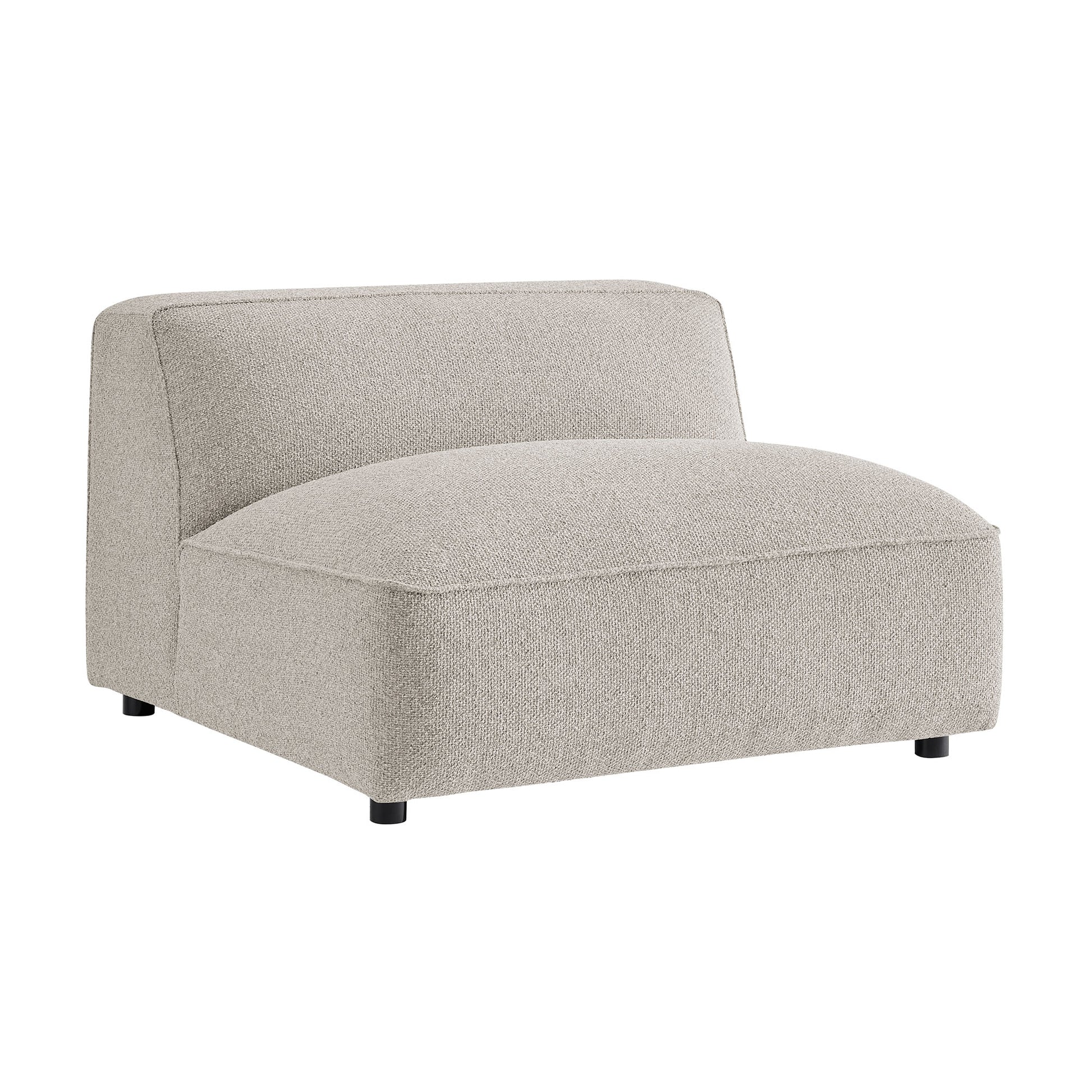 Auren 5 Piece Lattice Bouclé Upholstered Modular Corner Sectional by Modway