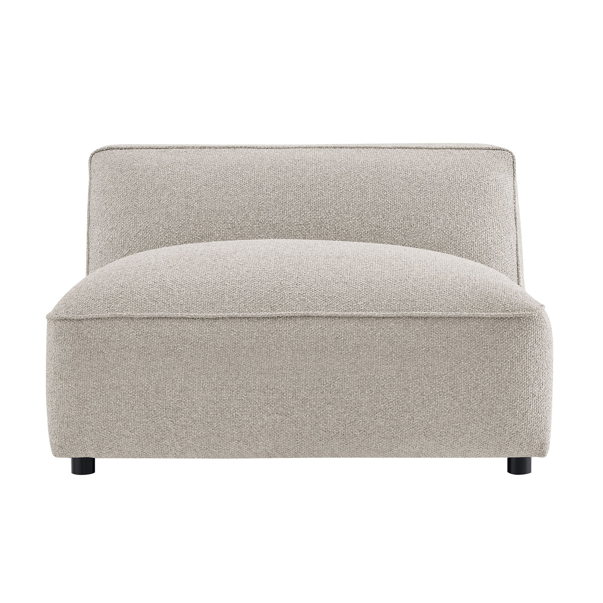 Auren Lattice Bouclé Upholstered Modular Armless Chair by Modway