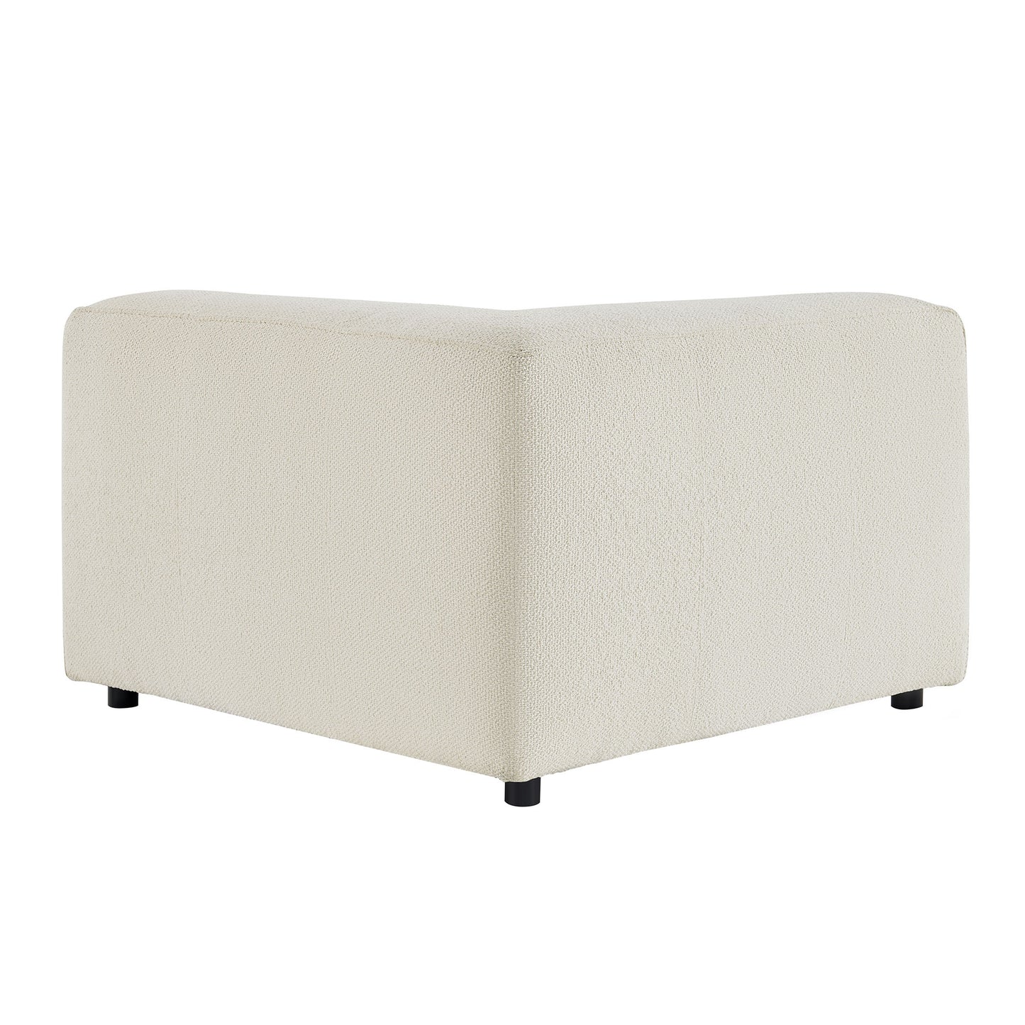Auren Lattice Bouclé Upholstered Modular Corner Chair by Modway