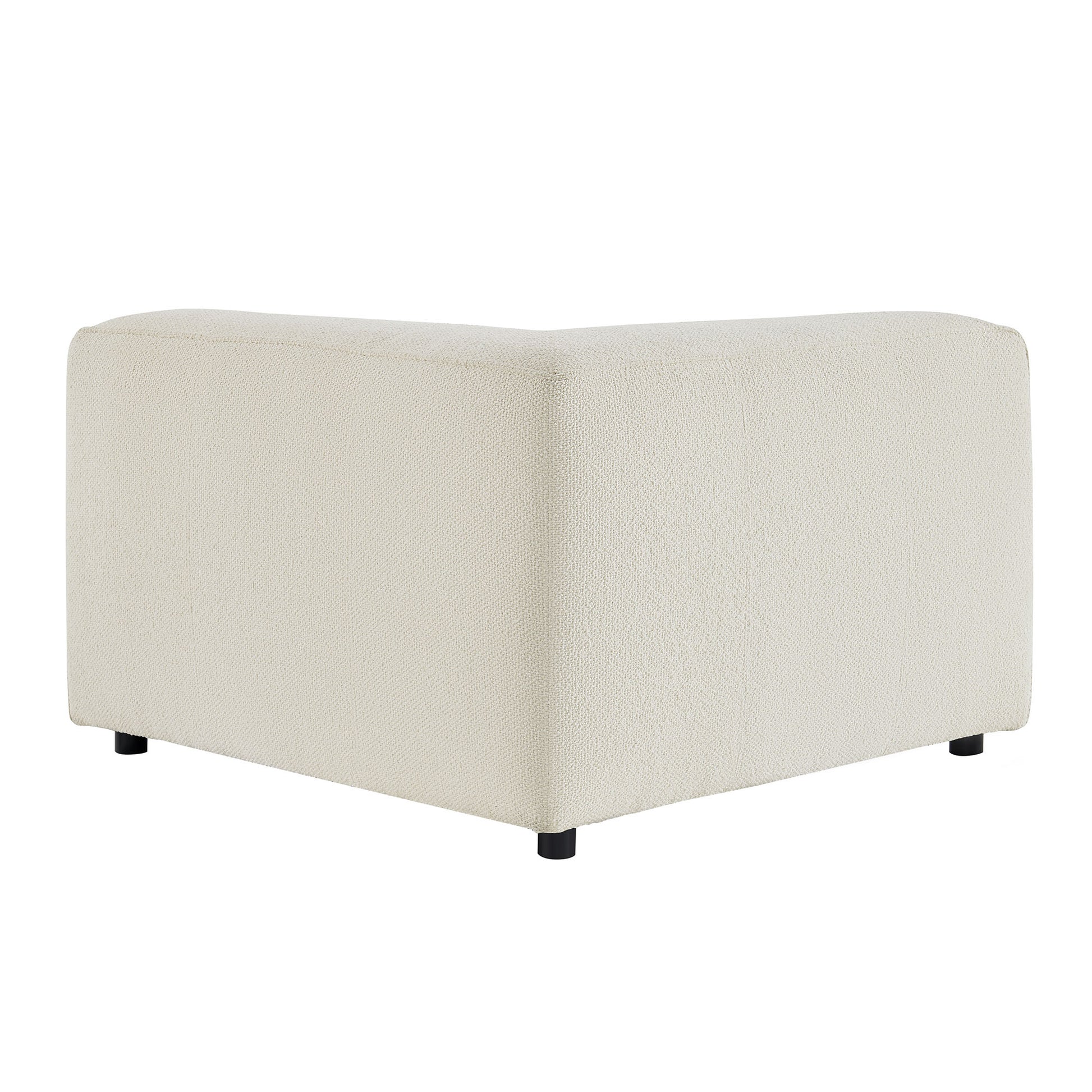 Auren Lattice Bouclé Upholstered Modular Corner Chair by Modway