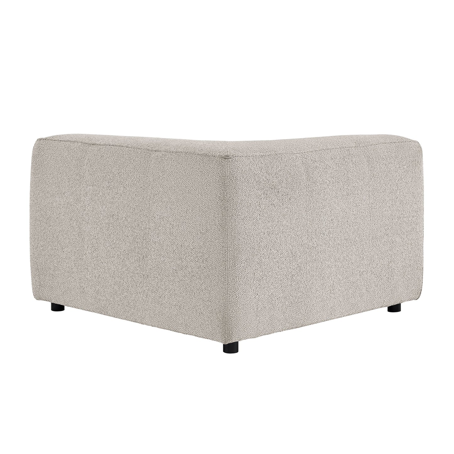 Auren Lattice Bouclé Upholstered Modular Corner Chair by Modway