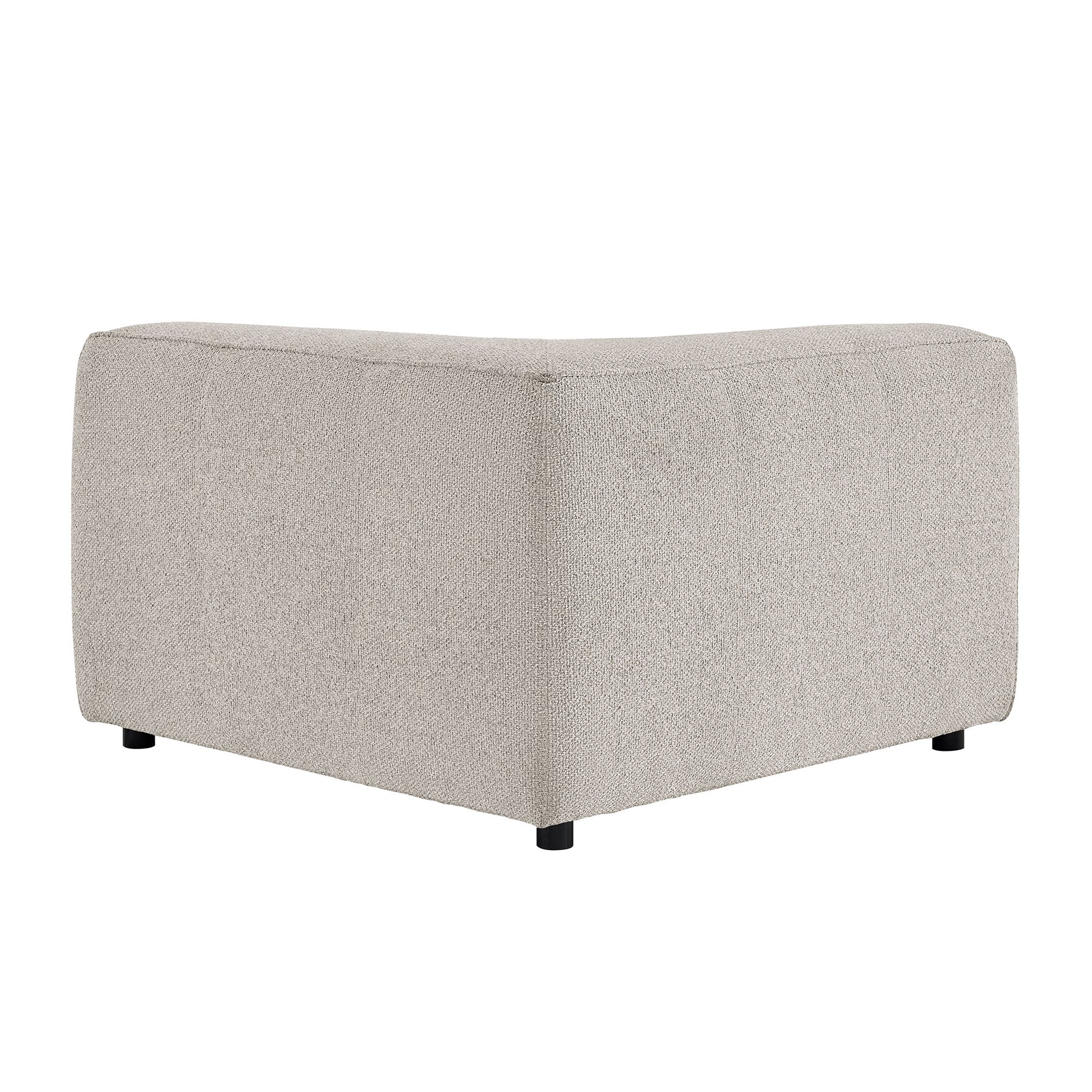 Auren Lattice Bouclé Upholstered Modular Corner Chair by Modway