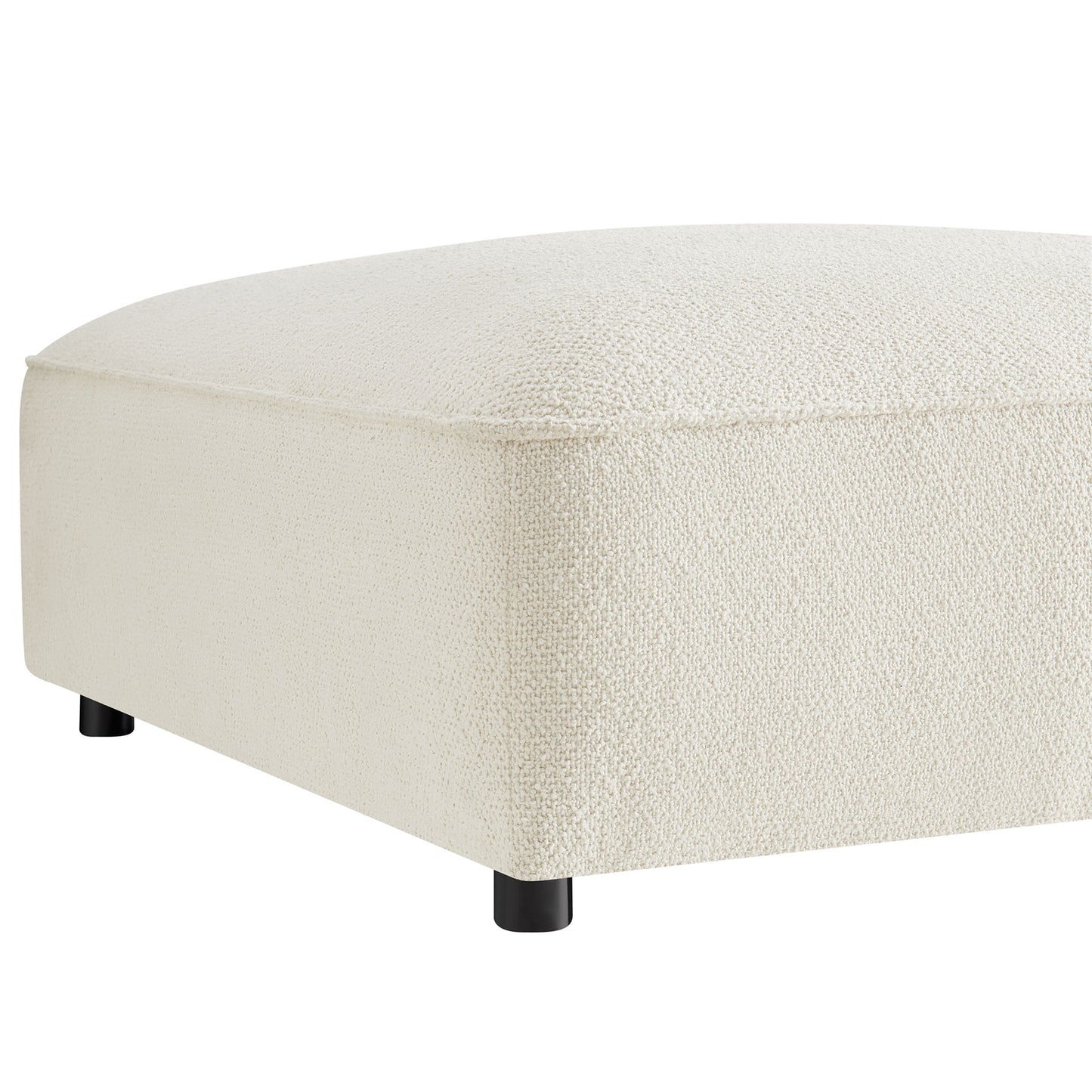 Auren Lattice Bouclé Upholstered Ottoman by Modway