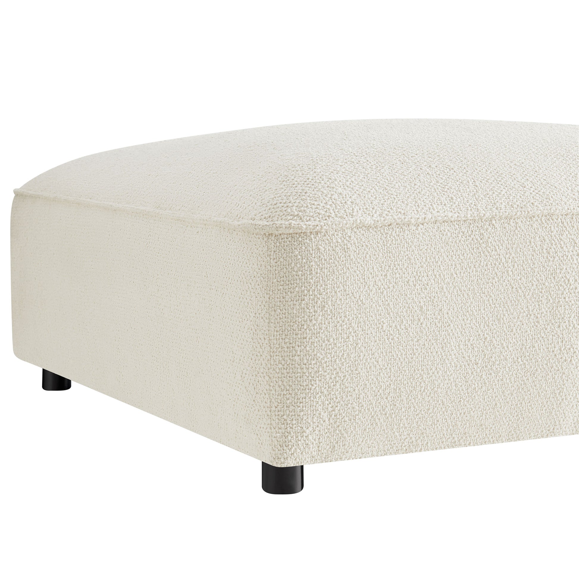 Auren Lattice Bouclé Upholstered Ottoman by Modway