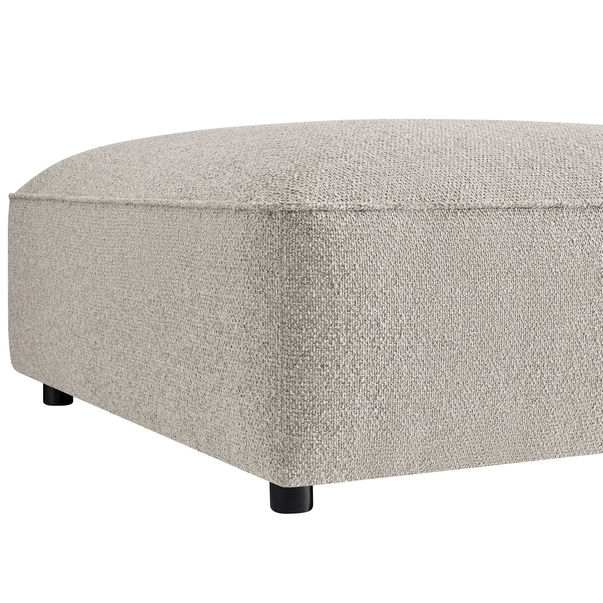 Auren Lattice Bouclé Upholstered Ottoman by Modway