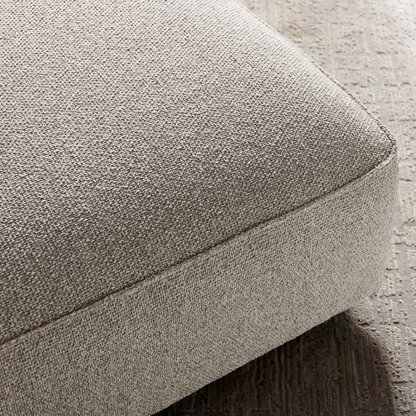 Auren Lattice Bouclé Upholstered Ottoman by Modway