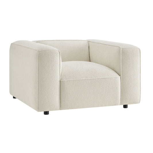 Auren Lattice Bouclé Upholstered Accent Chair by Modway