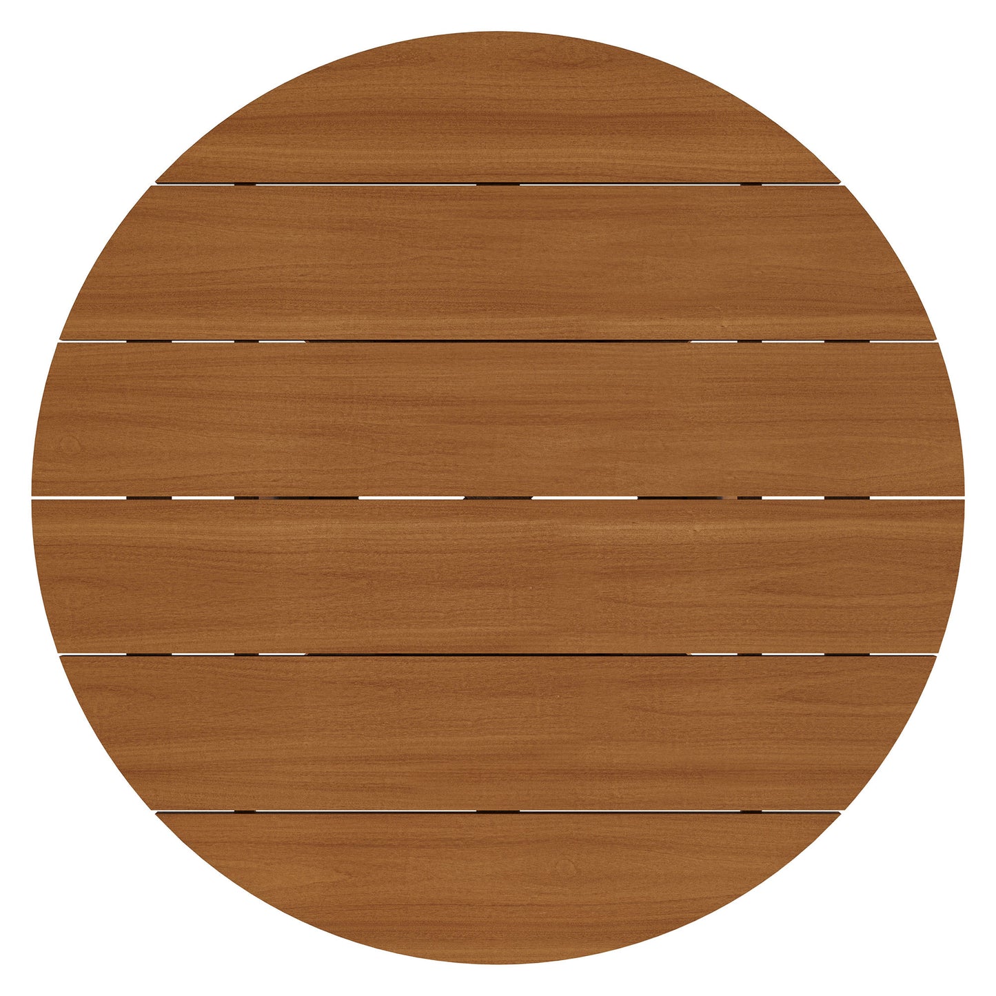 Lane 39 Inch Round Outdoor Patio Teak Wood Coffee Table by Modway