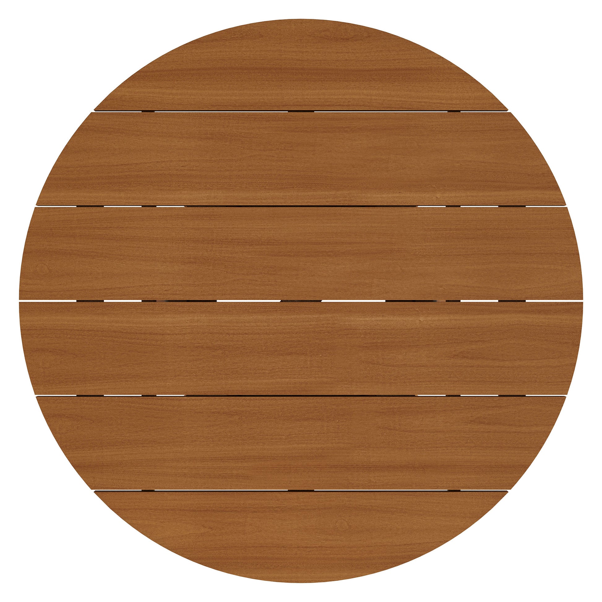 Lane 39 Inch Round Outdoor Patio Teak Wood Coffee Table by Modway