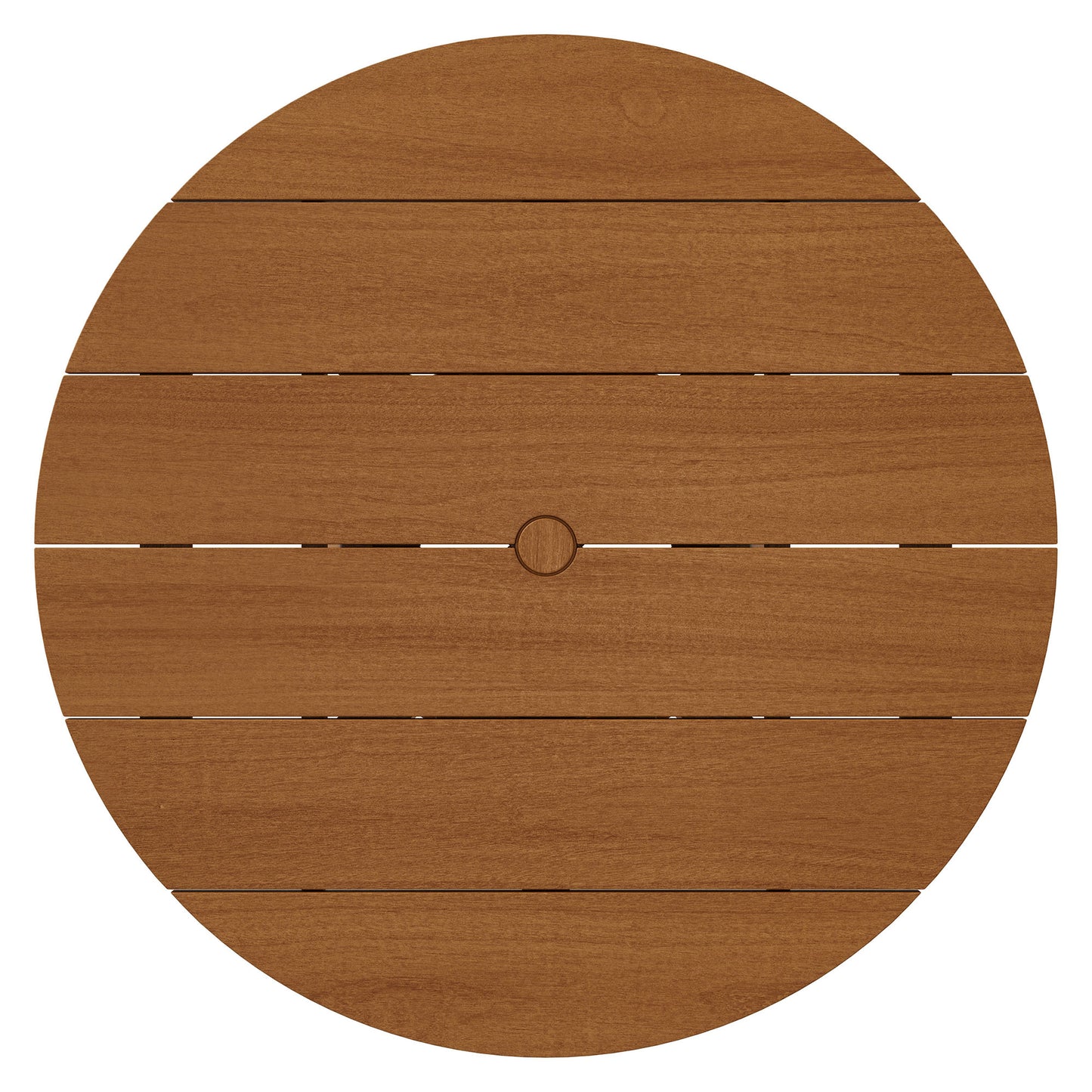 Lane 39 Inch Round Outdoor Patio Teak Wood Dining Table by Modway